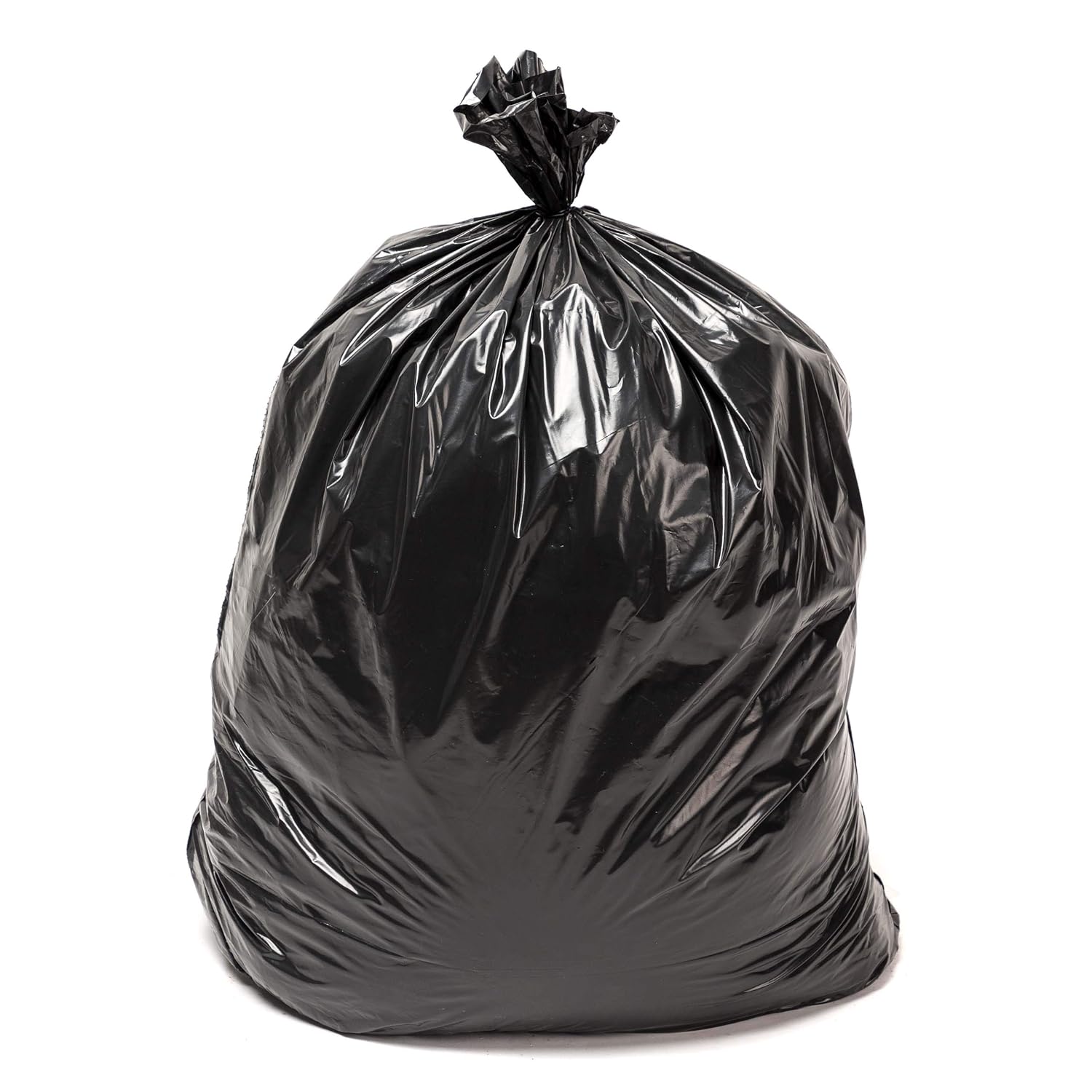 Relevo - Large Black Heavy Duty Bin Bags 150L, 100kg Weight Resistance, Weld-Free Rubble Sacks 4