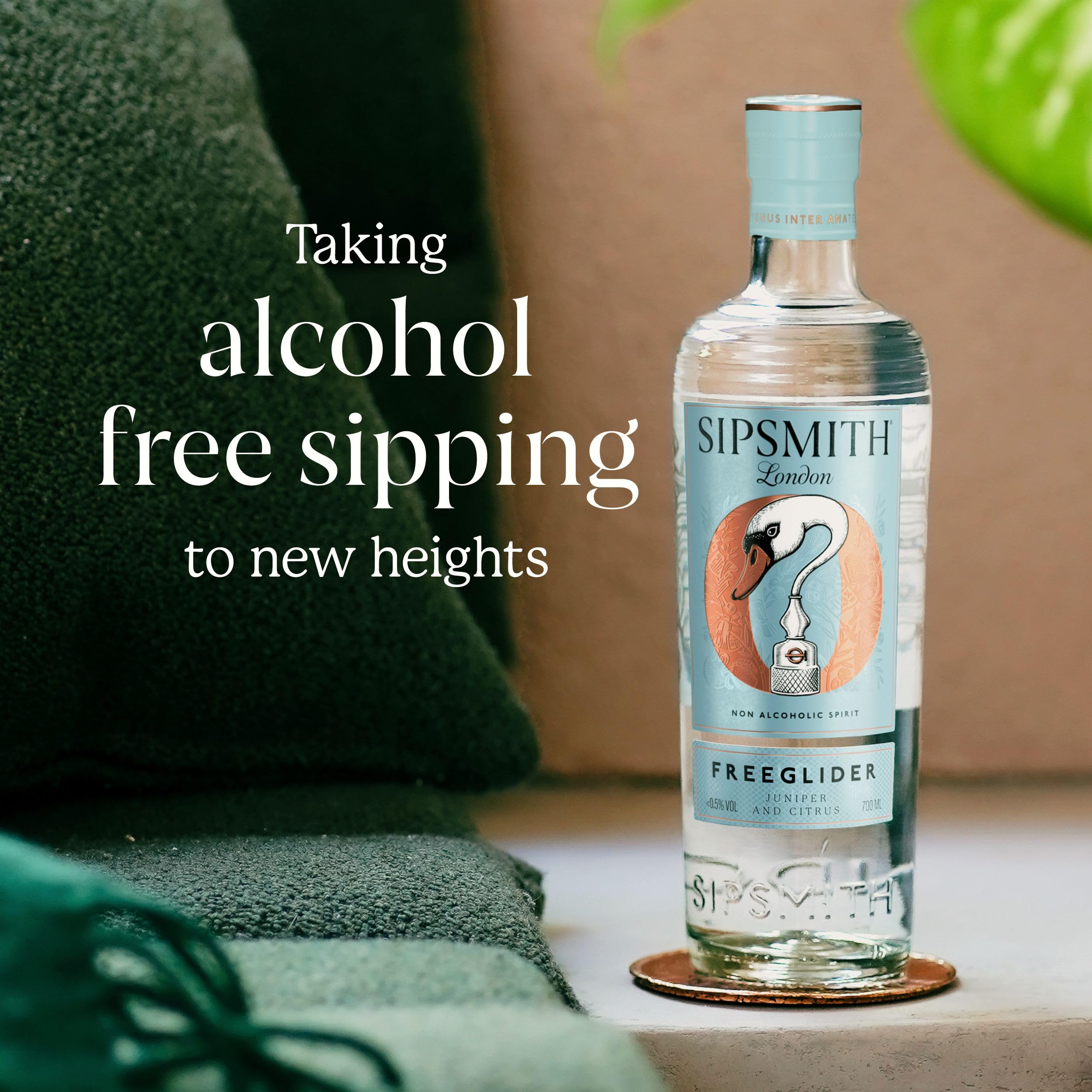 Sipsmith FreeGlider Non-Alcoholic Spirit Alternative - Crafted with Distilled Botanicals | 70cl 2