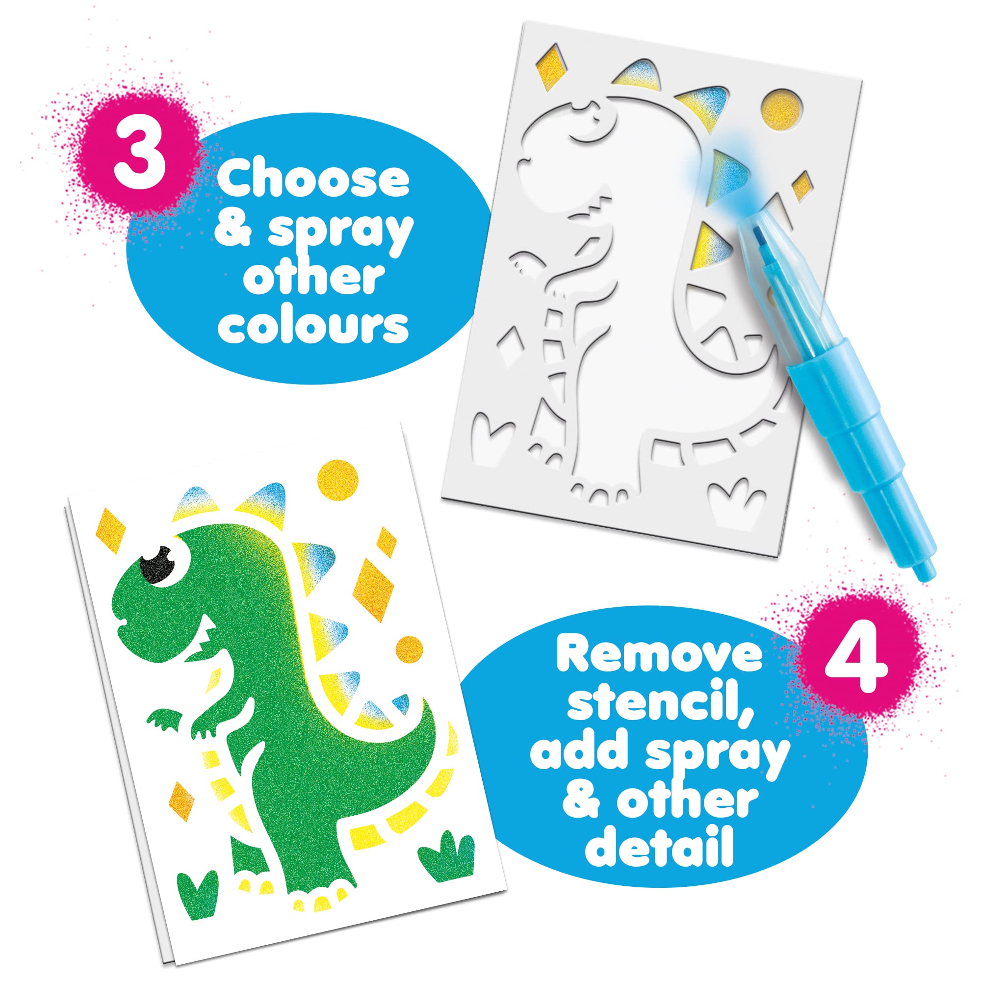 John Adams BLOPENS Animal Mini Kit - Airbrush Art for Kids 4+ 11