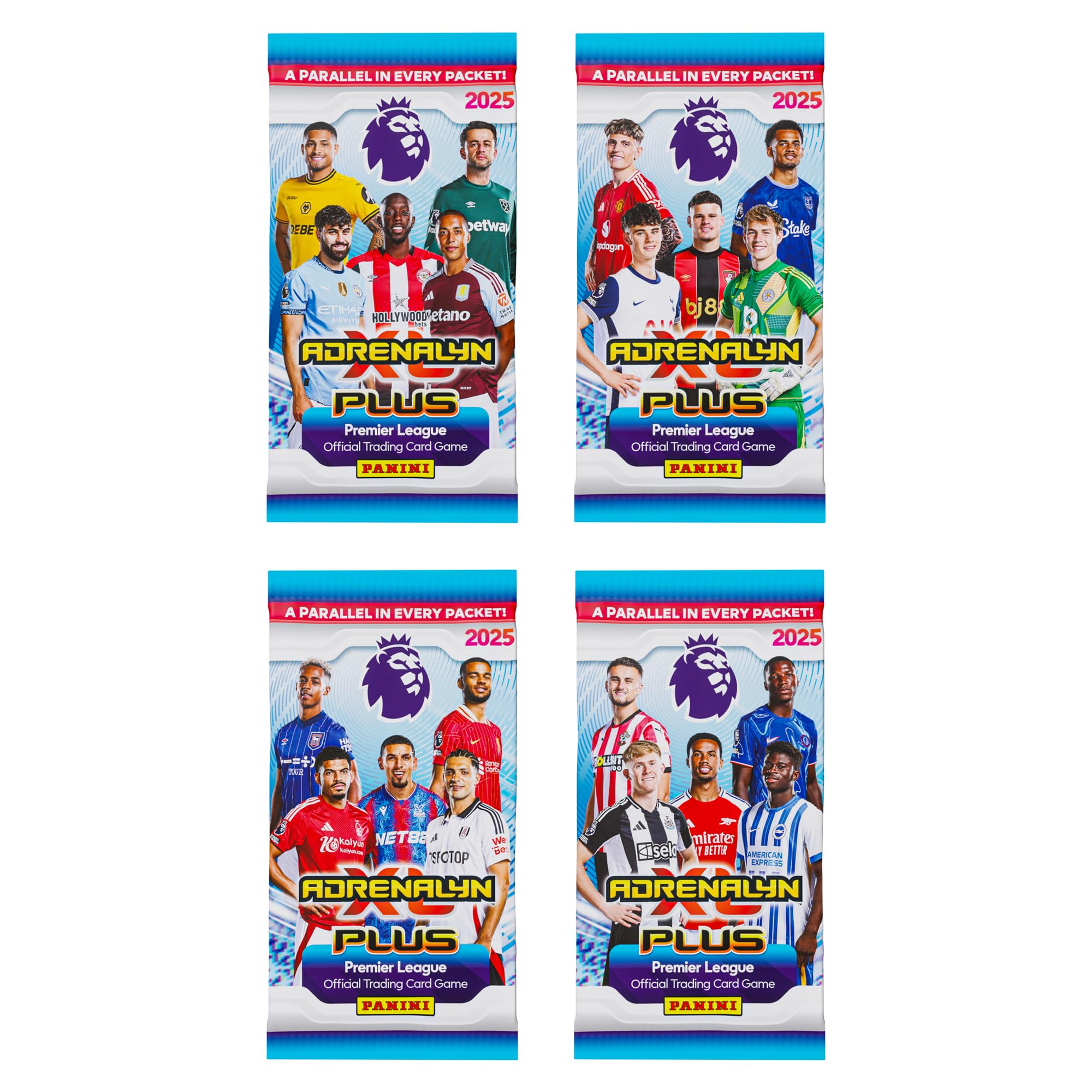 Panini Premier League Adrenalyn XL PLUS 2025 Trading Card Game Multipack 2