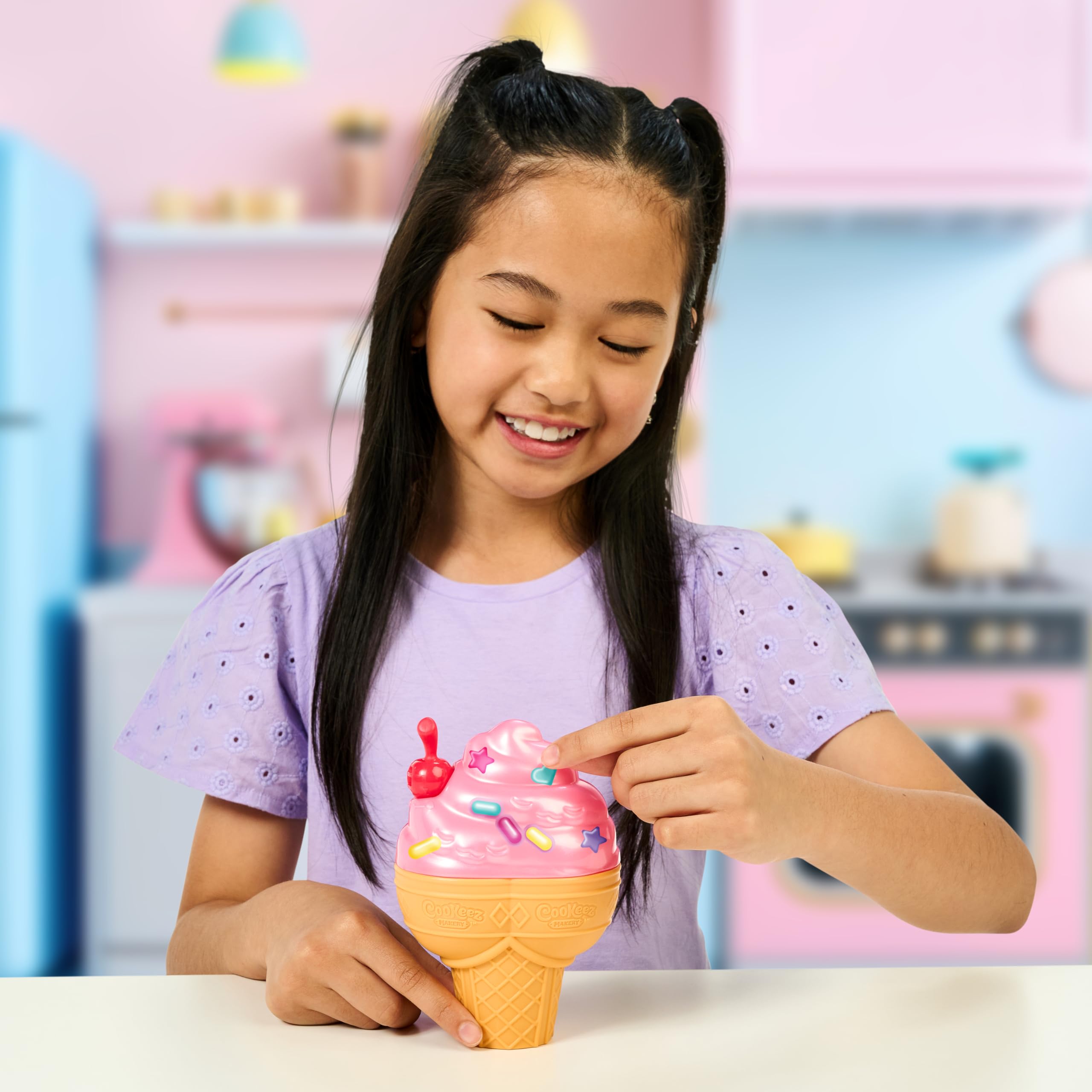 Cookeez Makery Yum Yumz Twin Pack - 2 Scented Surprise Plush Pets in Ice Cream Cone, Ages 5-12 5
