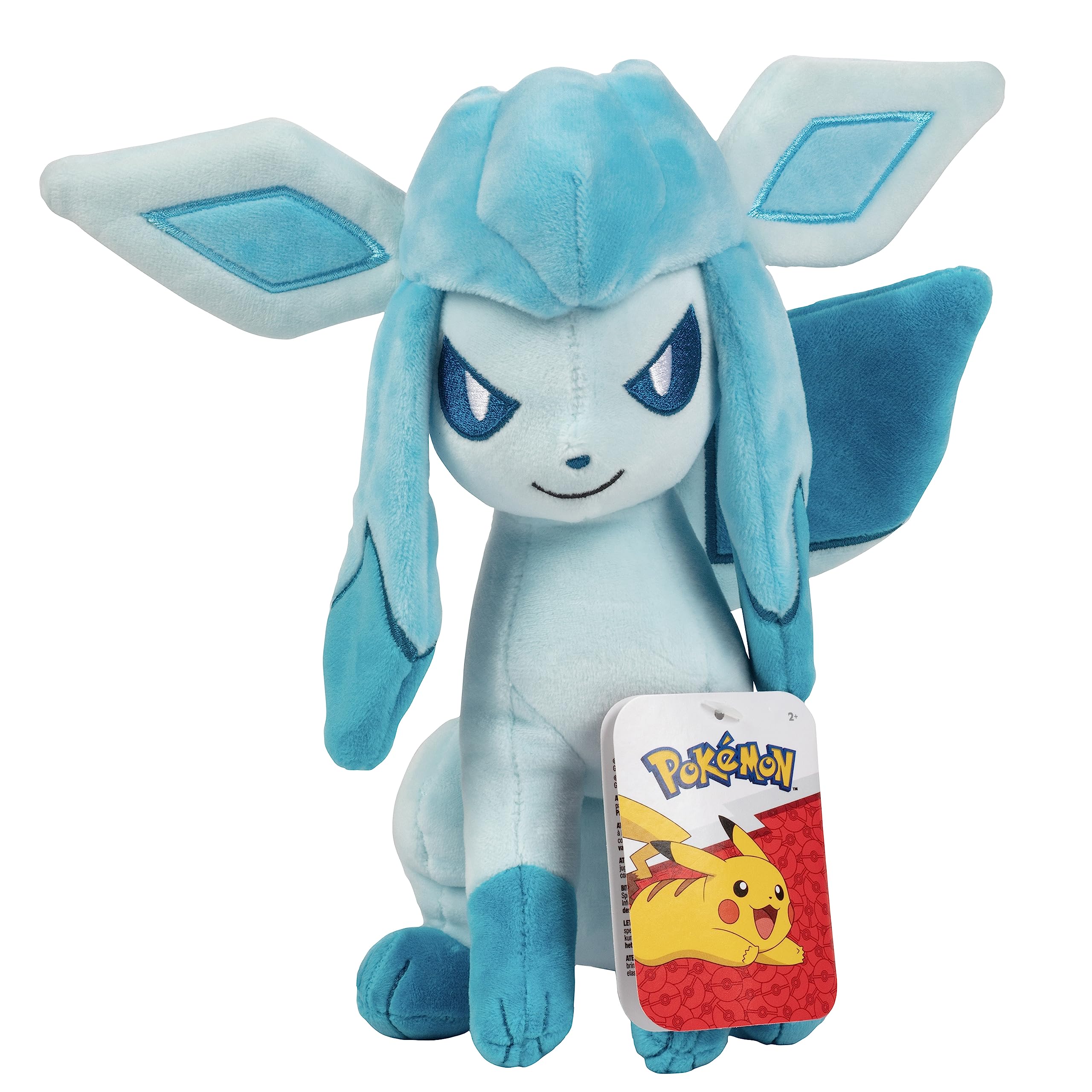 Pokémon Glaceon Plush - 8-Inch Stuffed Animal | Soft Polyester | Ages 3+ 1