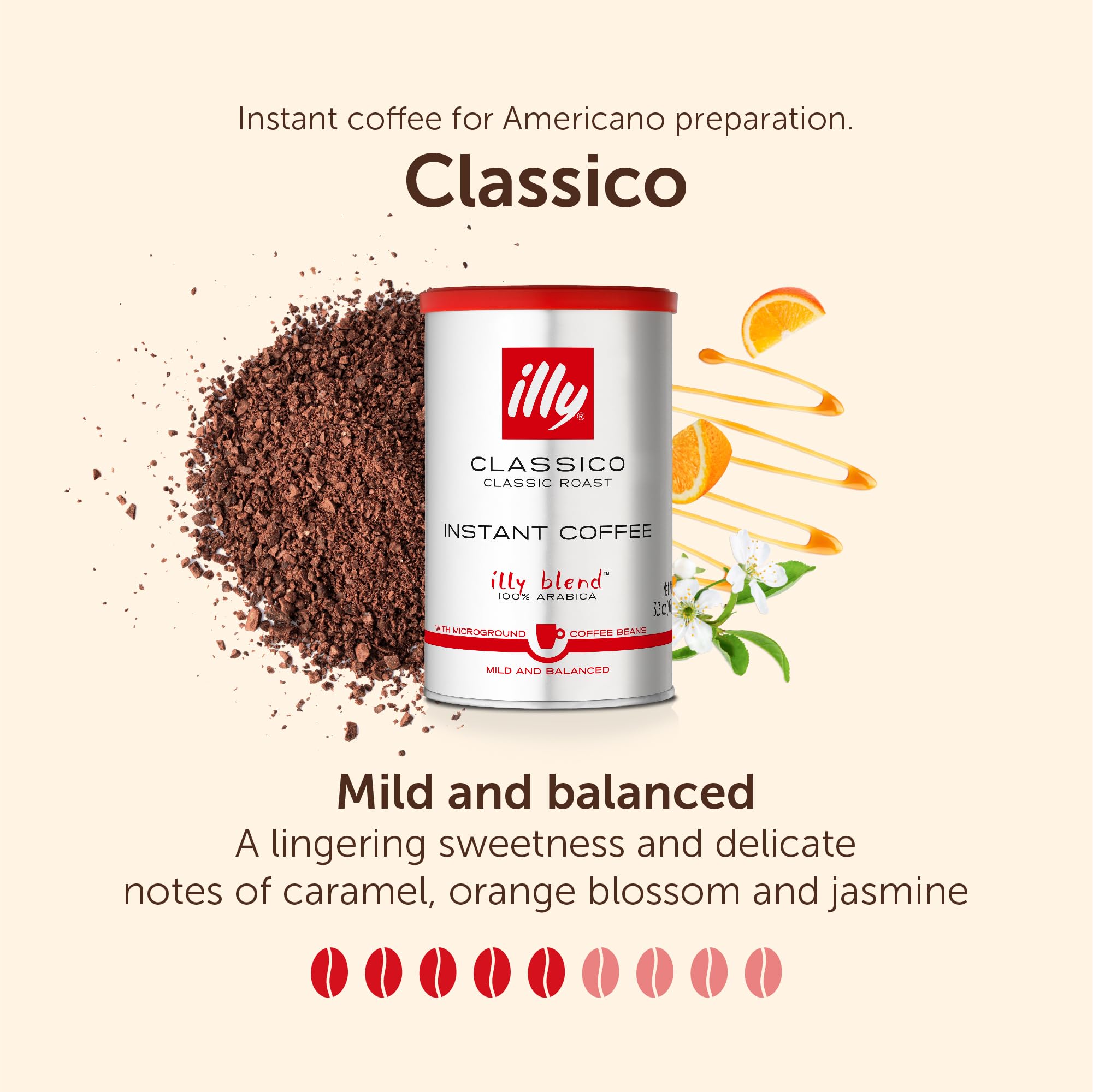 illy Instant Coffee Smooth Taste - 100% Arabica Medium Roast | 95g Jar 2