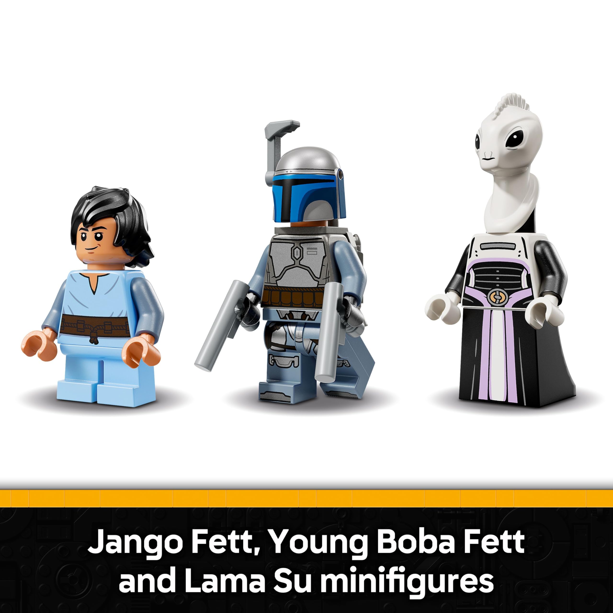LEGO Star Wars 75433 Jango Fett's Starship Building Set for Ages 9+ | 3 Minifigures 5