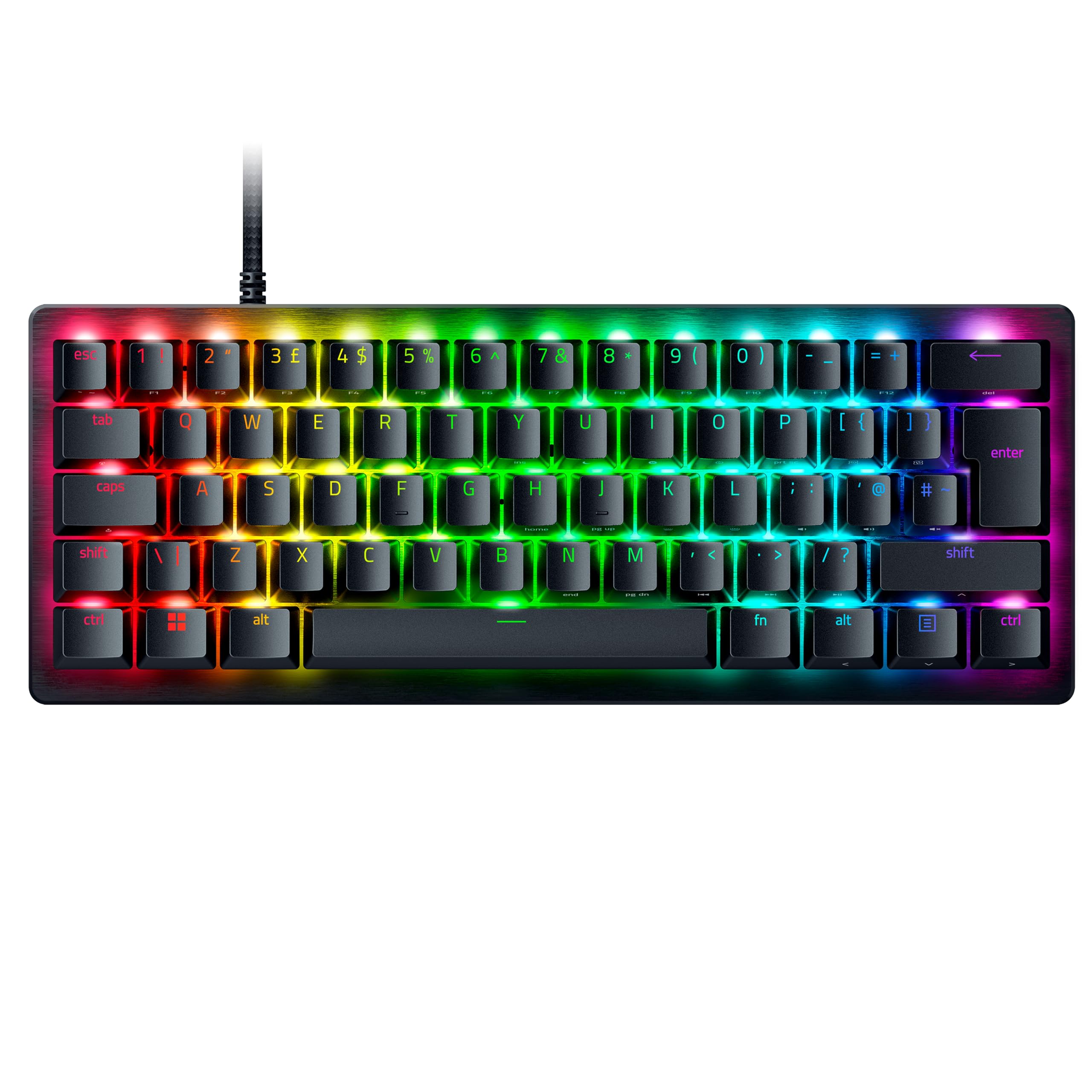 Razer Huntsman V3 Pro Mini - 60% Analog Optical Esports Gaming-Keyboard - Snap Tap - Rapid Trigger Mode - Quick Onboard Adjustments - Multi-function Control Buttons - QWERTY UK Layout | Black 1