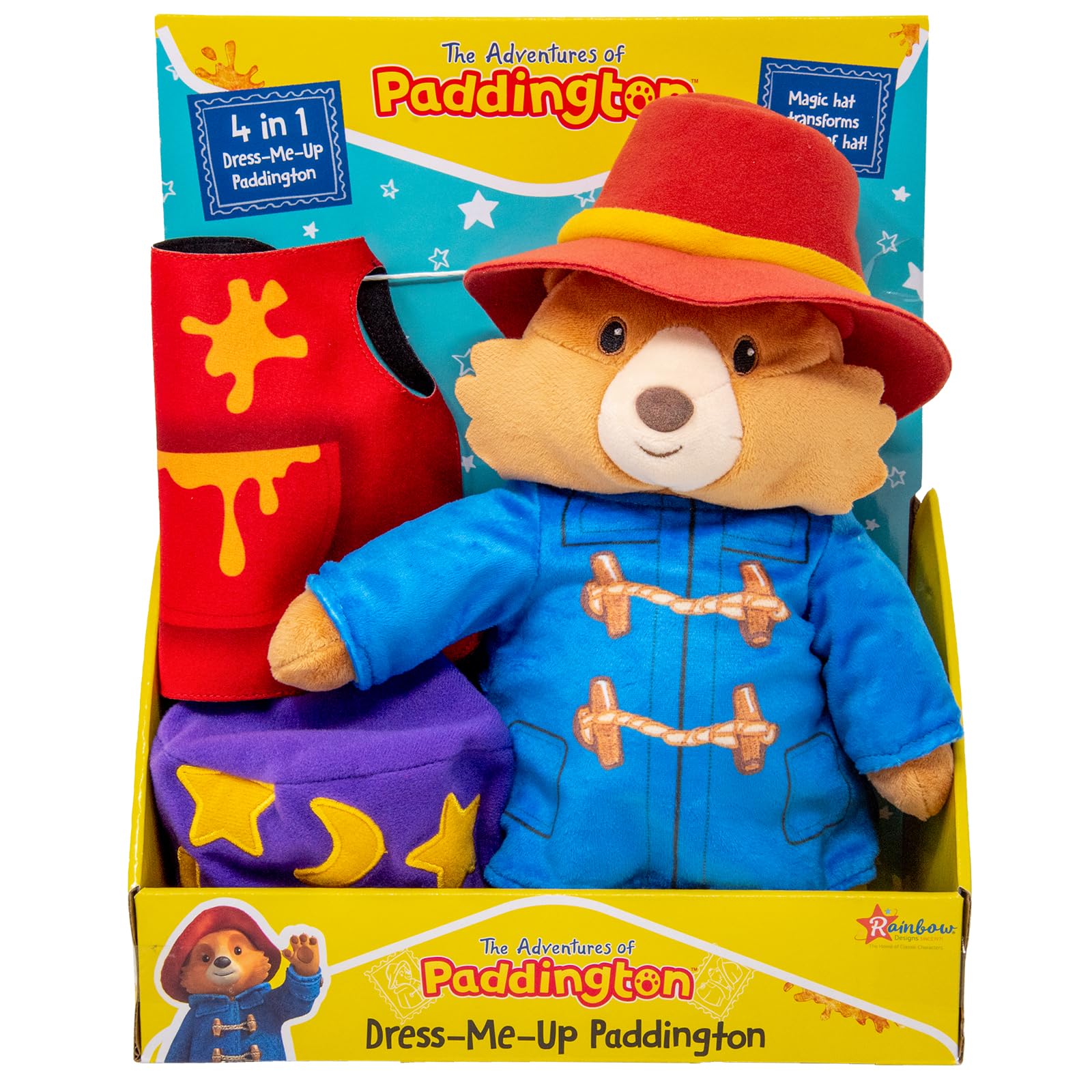 Dress Me Paddington Soft Toy - Plush Dress-Up Bear with 4 Outfits for Kids 5