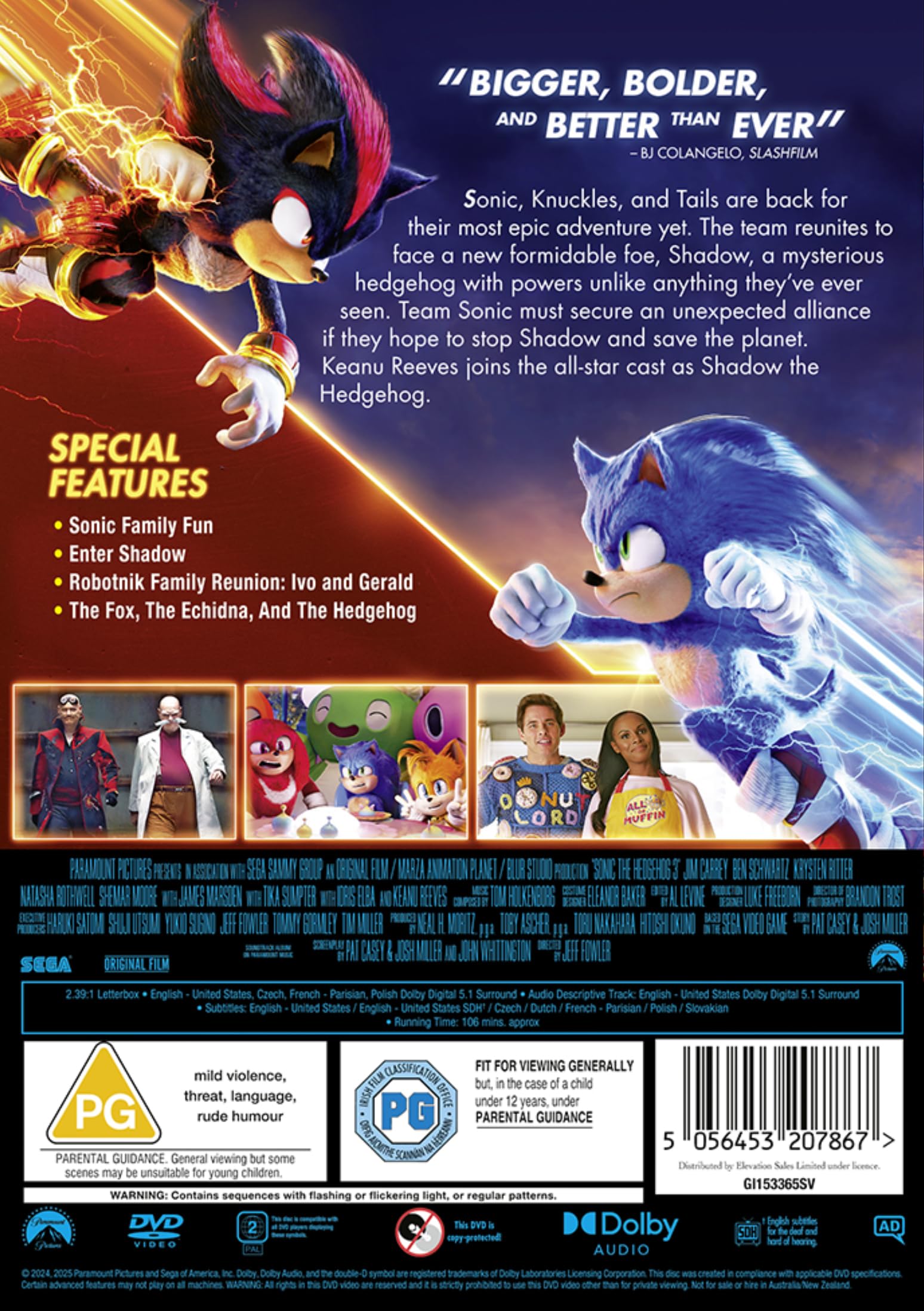 Sonic the Hedgehog 3 [DVD] 3