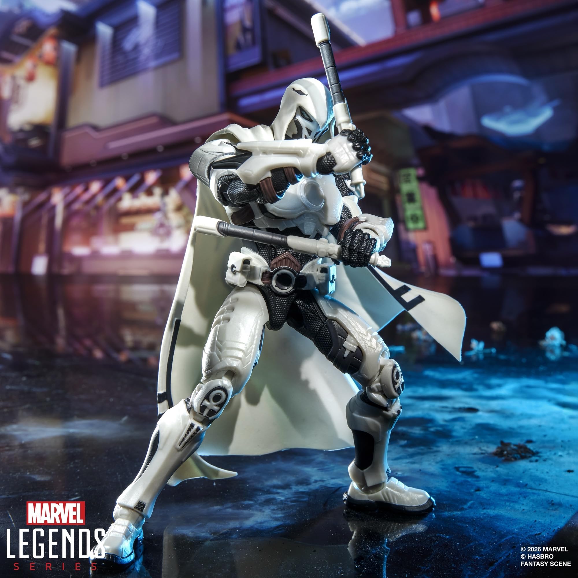 Marvel Legends Series Moon Knight Action Figure - 15 cm (6 inch) | Marvel Rivals Video Game Inspired 6