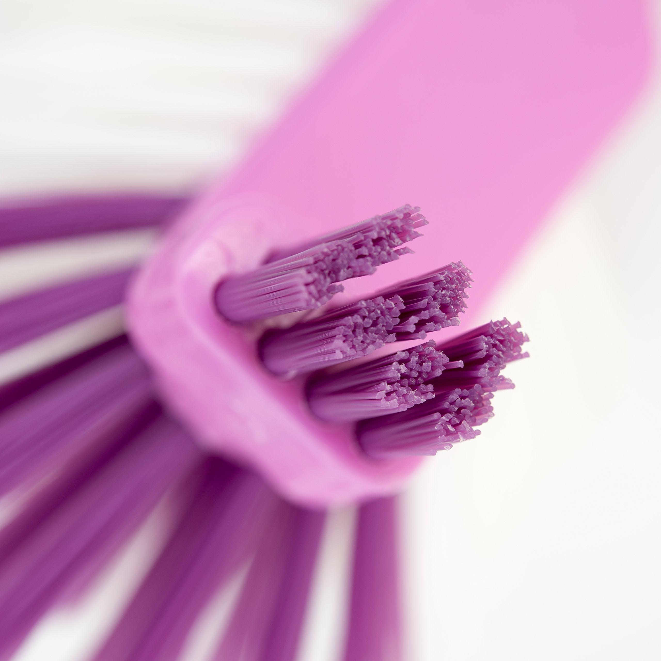 Spontex Dish Brush - Strong Angled Bristles for Stubborn Food | Comfortable Grip | Pink 3