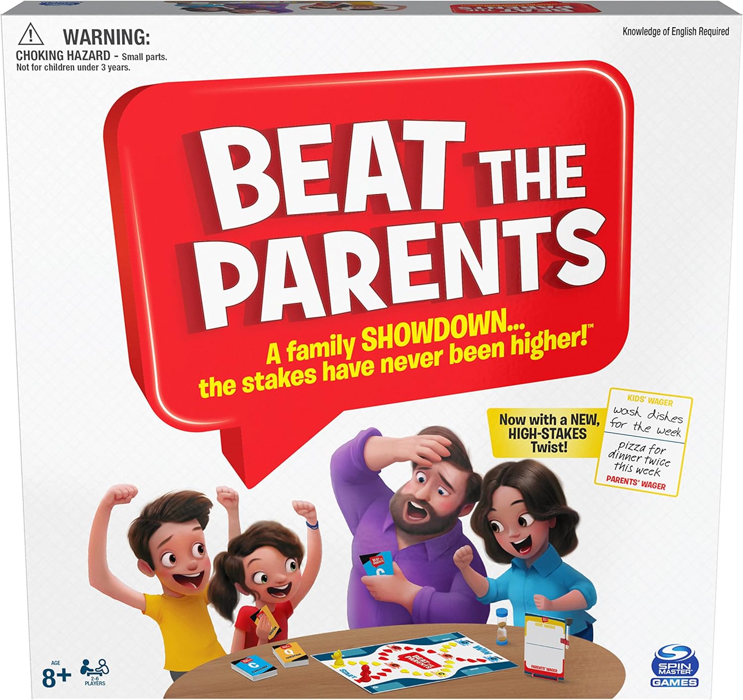 Spin Master Beat the Parents Board Game 1