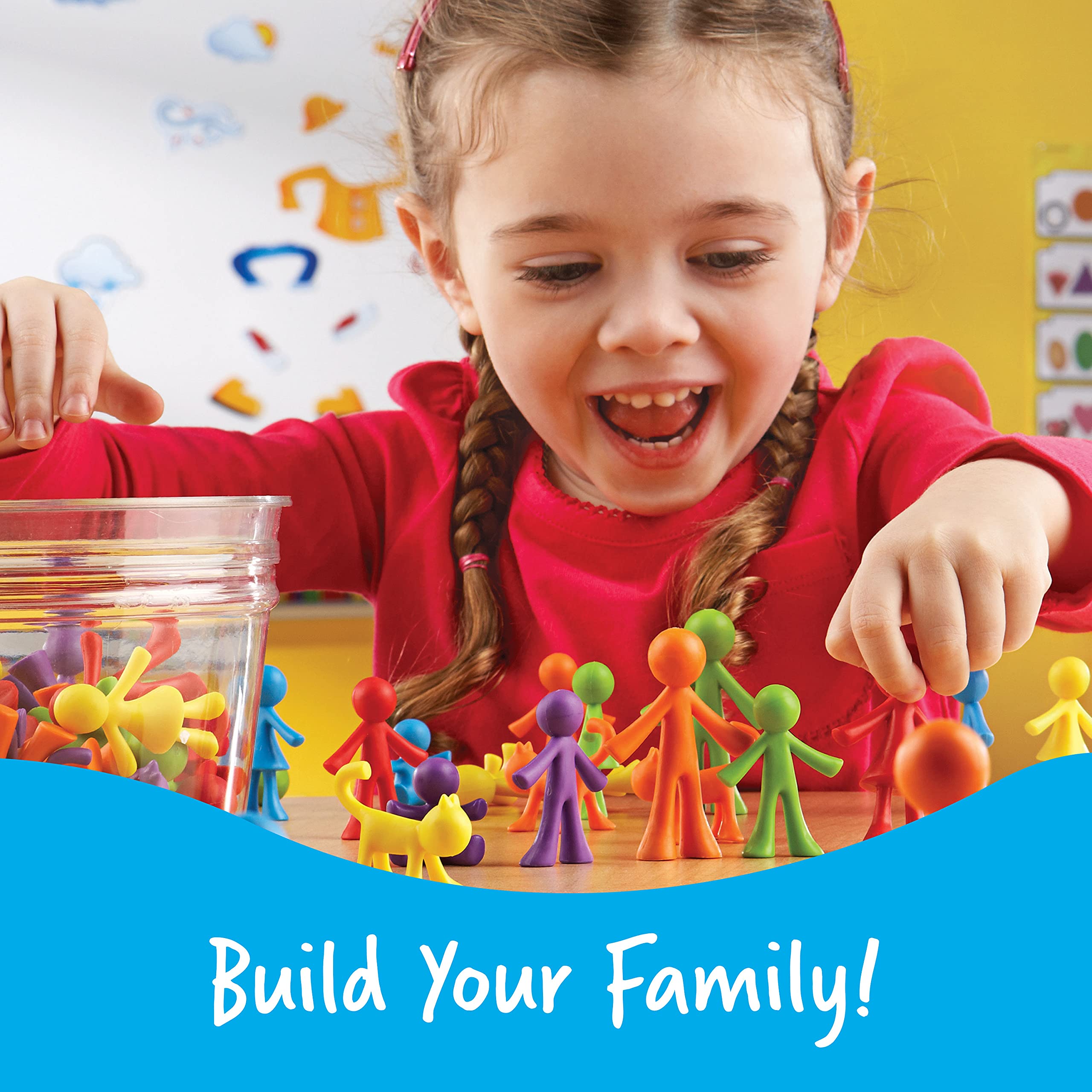 Learning Resources All About Me Family Counters - 72 Pieces for Counting, Sorting & Social-Emotional Learning