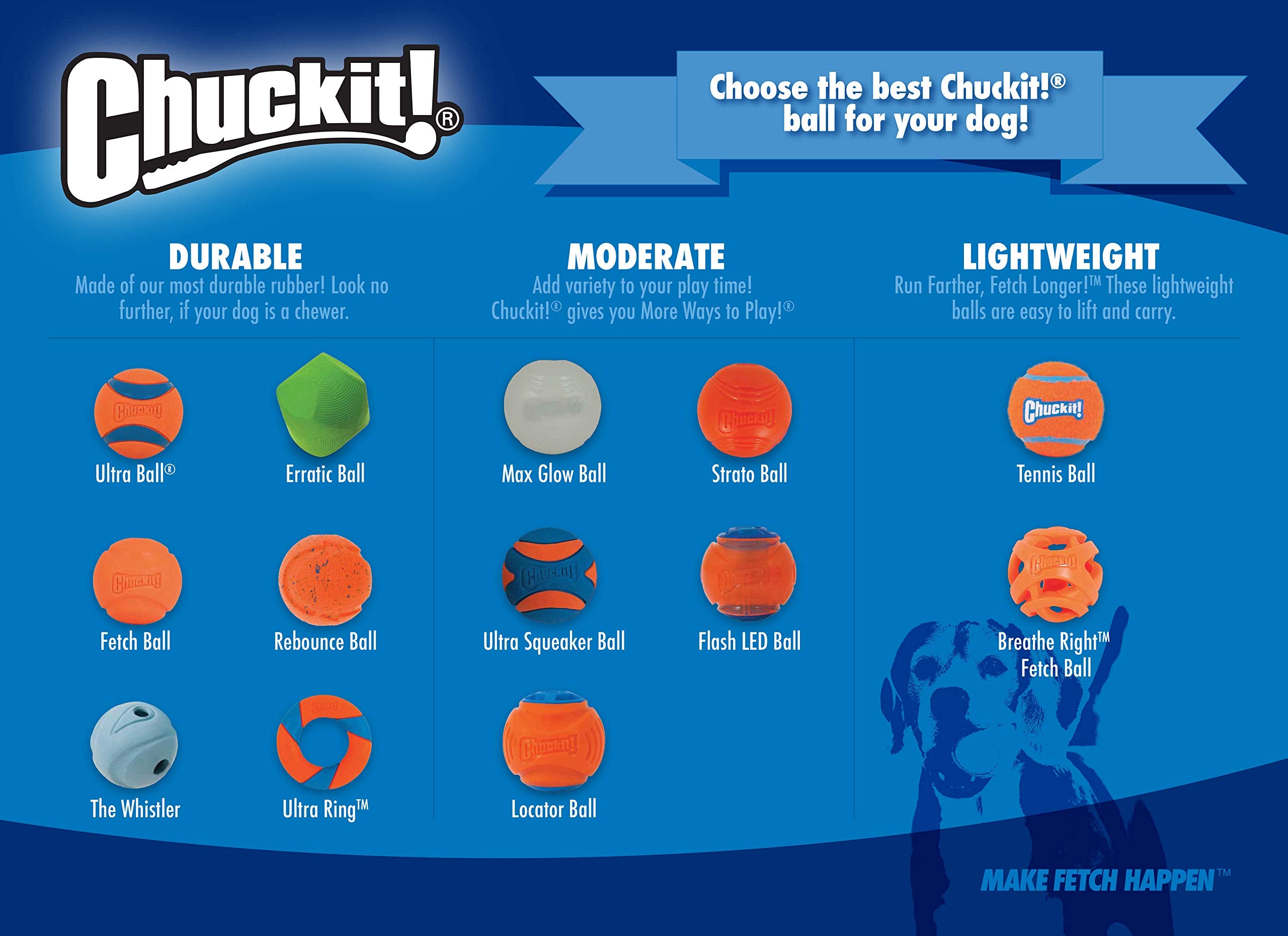 Chuckit! The Whistler Ball - Durable Rubber Dog Toy with Whistle | Small Size (Pack of 2) 9