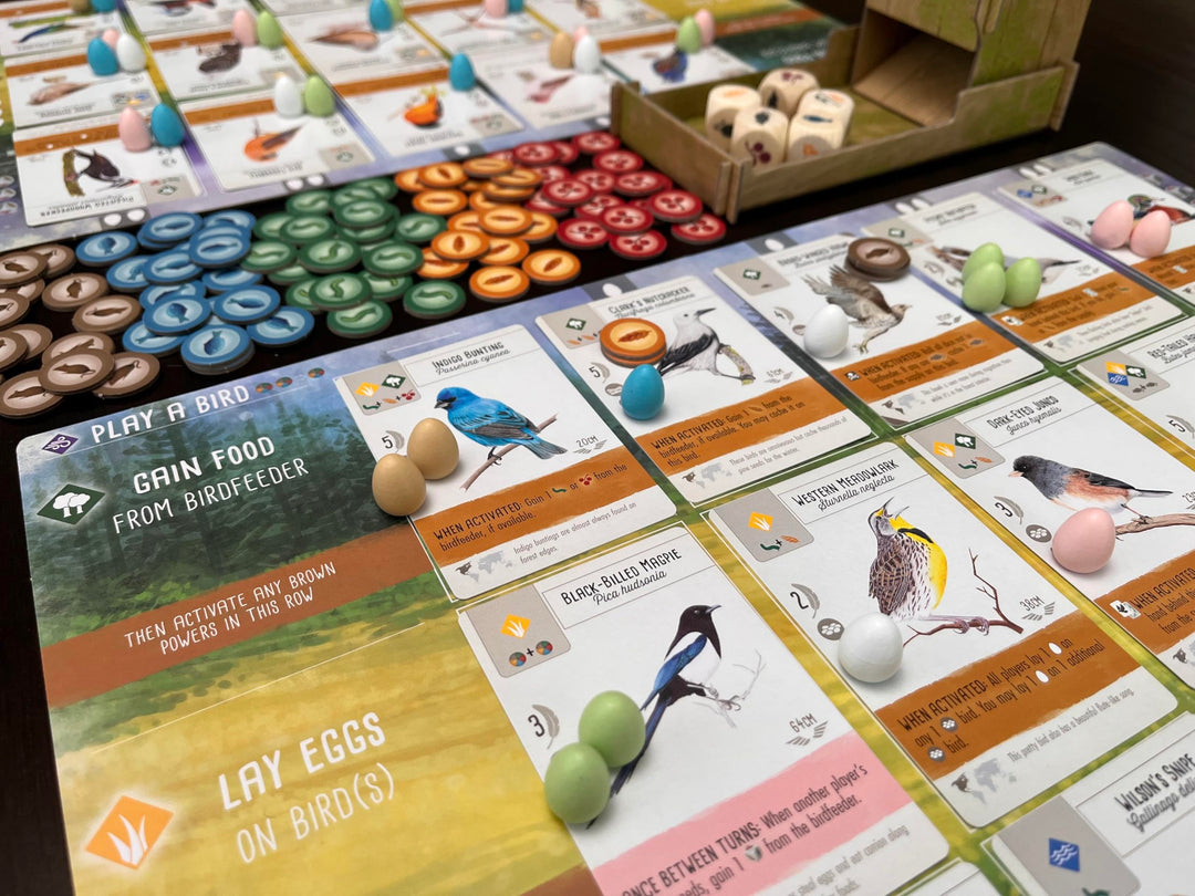 Stonemaier-Spiele | Wingspan 2. Auflage | Brettspiel | Ab 10 Jahren | 1-5 Spieler |