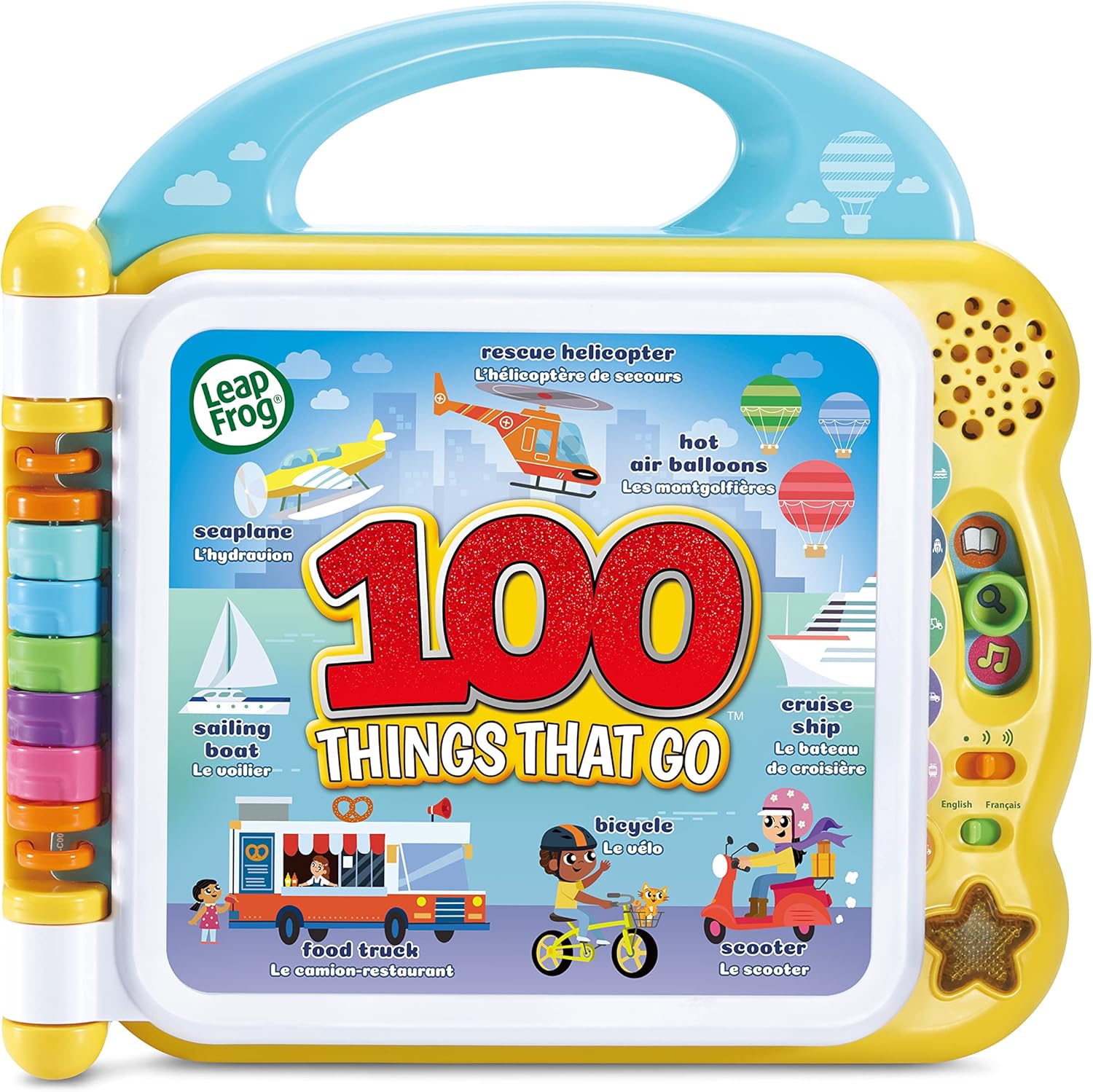 LeapFrog 100 Things That Go - Interactive Bilingual Learning Book for Toddlers 18M+ 1