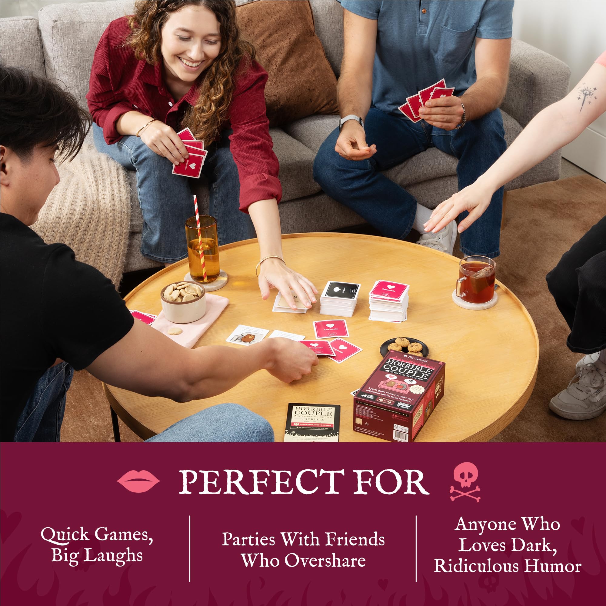 Exploding Kittens Horrible Couple – Extra Horrible Edition Party Card Game | 2-8 Players | Ages 17+ 5