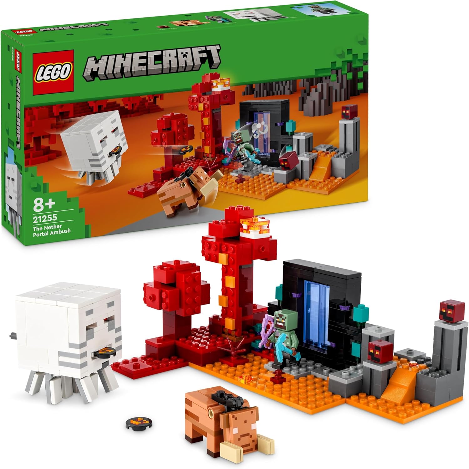 LEGO Minecraft The Nether Portal Ambush 21255 Building Set for Kids 8+ 1