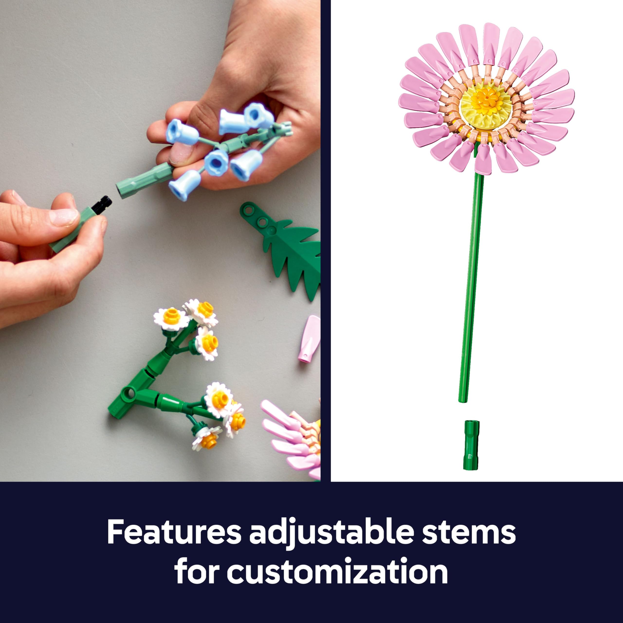 LEGO Botanicals Petite Sunny Bouquet - 373-Piece Building Set for Ages 9+ 11