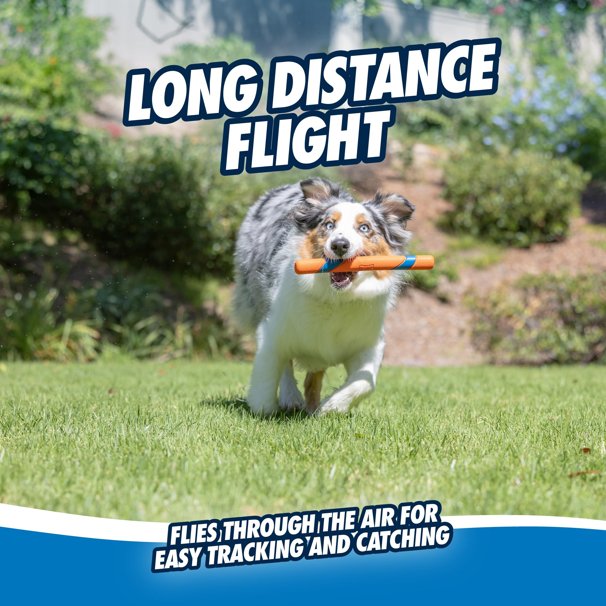 Chuckit! Ultra Fetch Stick - Durable Natural Rubber Interactive Fetch Toy | Size M | 28 cm 7
