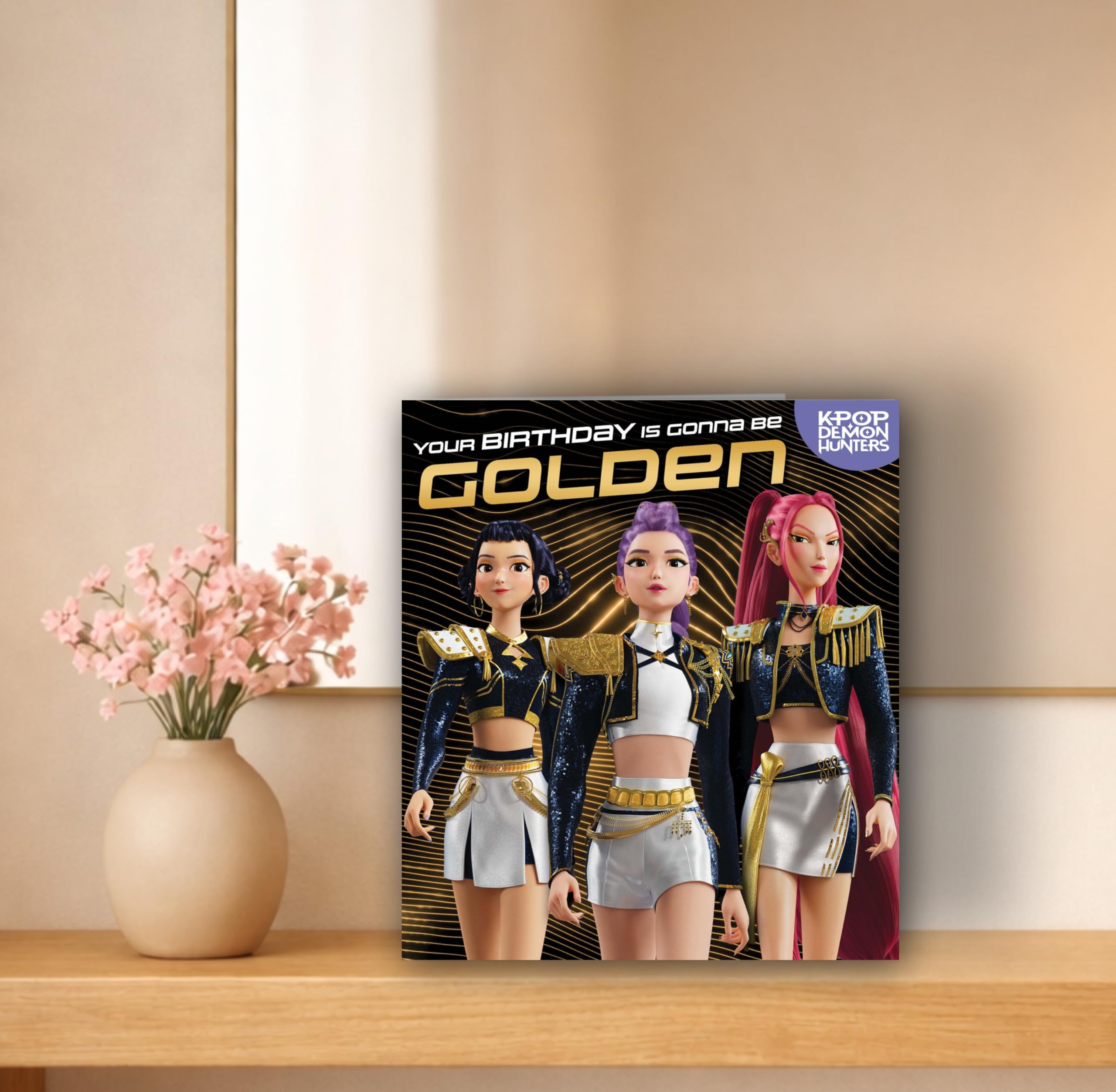 Danilo Promotions LTD KPOP Birthday Card 'Your Birthday is Gonna Be Golden' | Standard Size | Model KP020