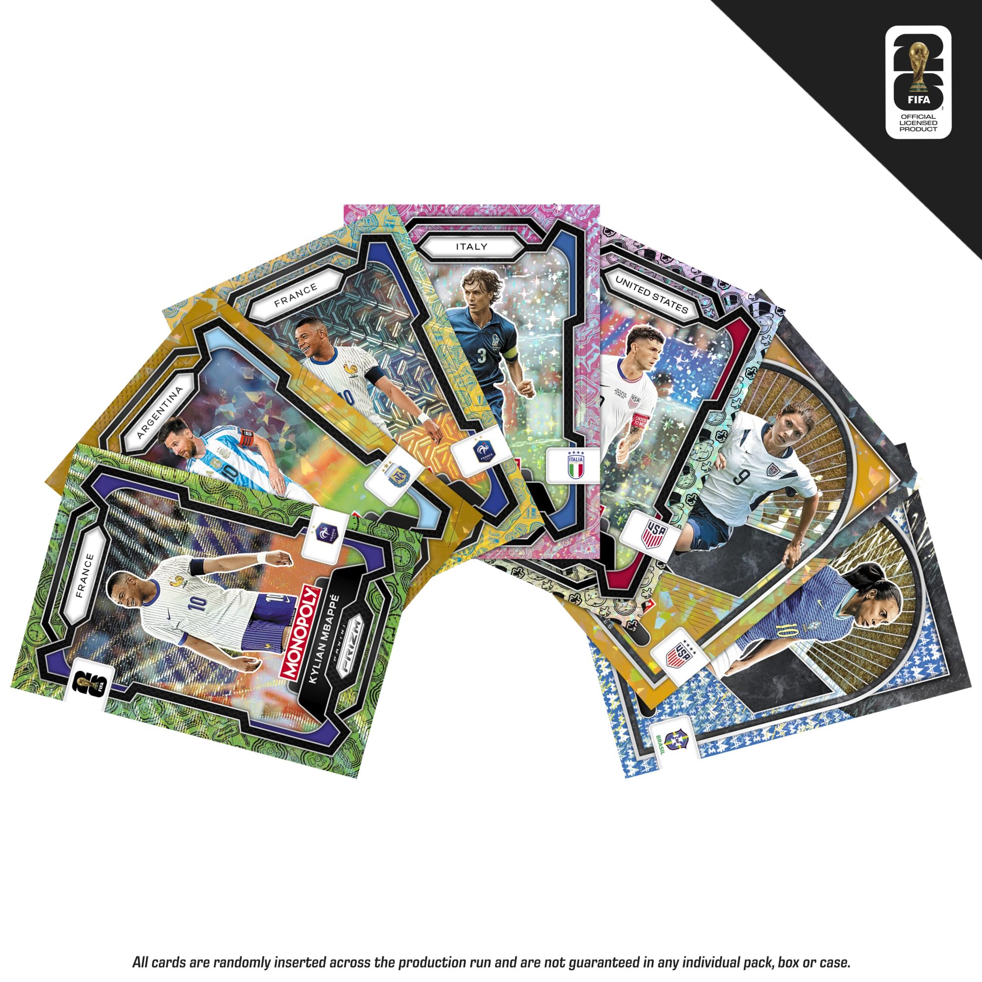 Monopoly Panini Prizm FIFA World Cup Trading Cards Booster Box | Includes 24 Cards | Ages 8+ 4