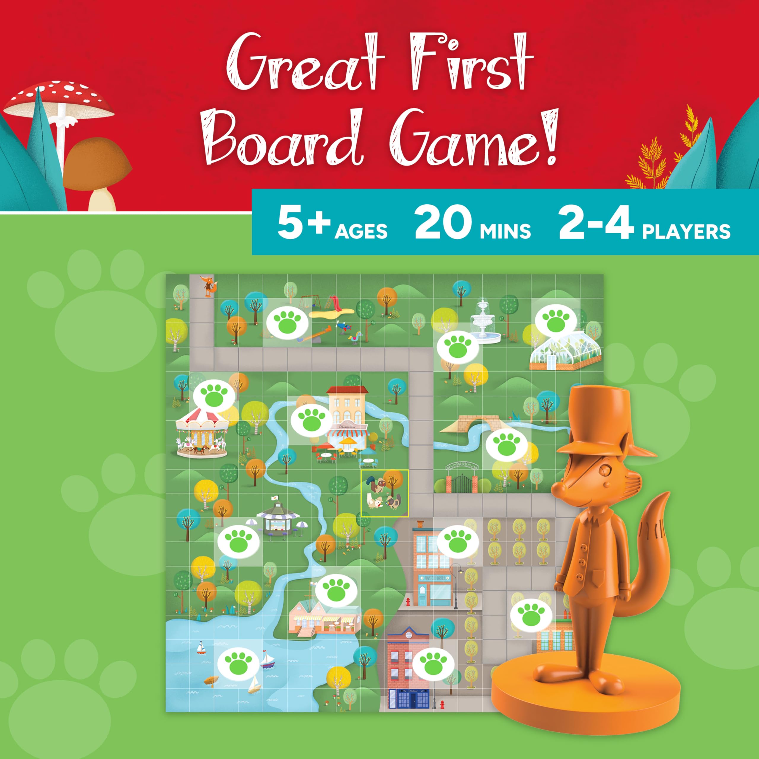 Gamewright Outfoxed! Game Board Game 9