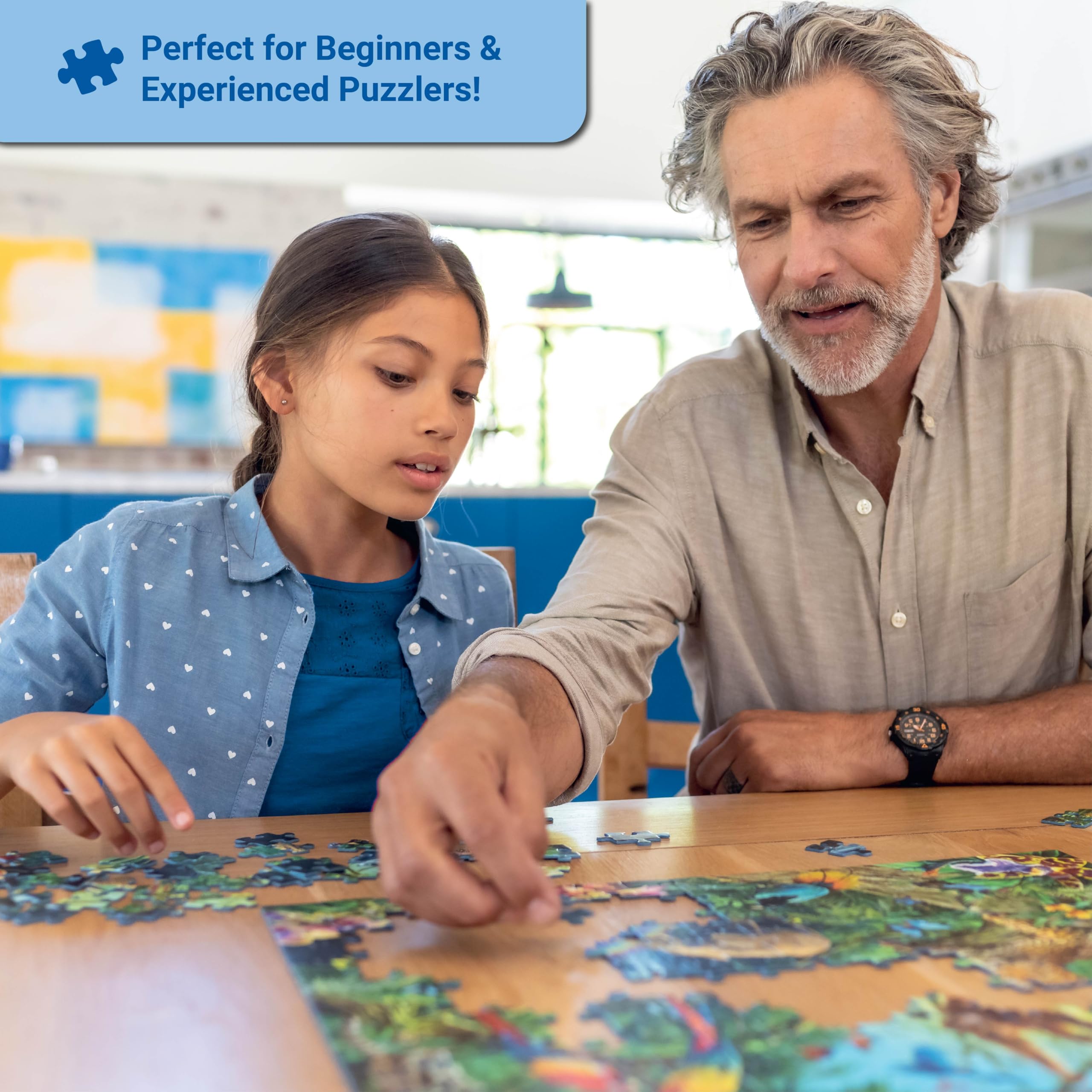 Ravensburger Animals of the World Jigsaw Puzzle - 300 Extra Large Pieces | Educational World Map | Ages 9+ 3