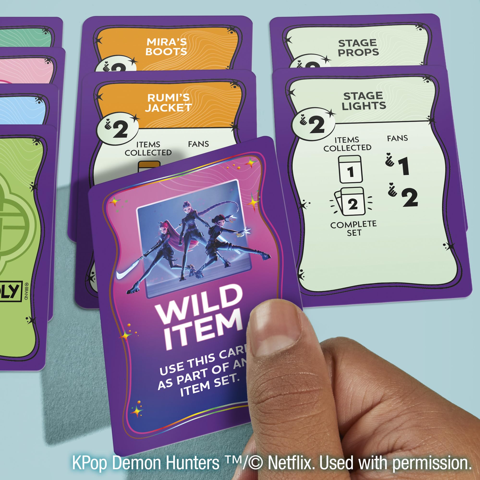 Hasbro Gaming Monopoly Deal: KPop Demon Hunters Card Game 8
