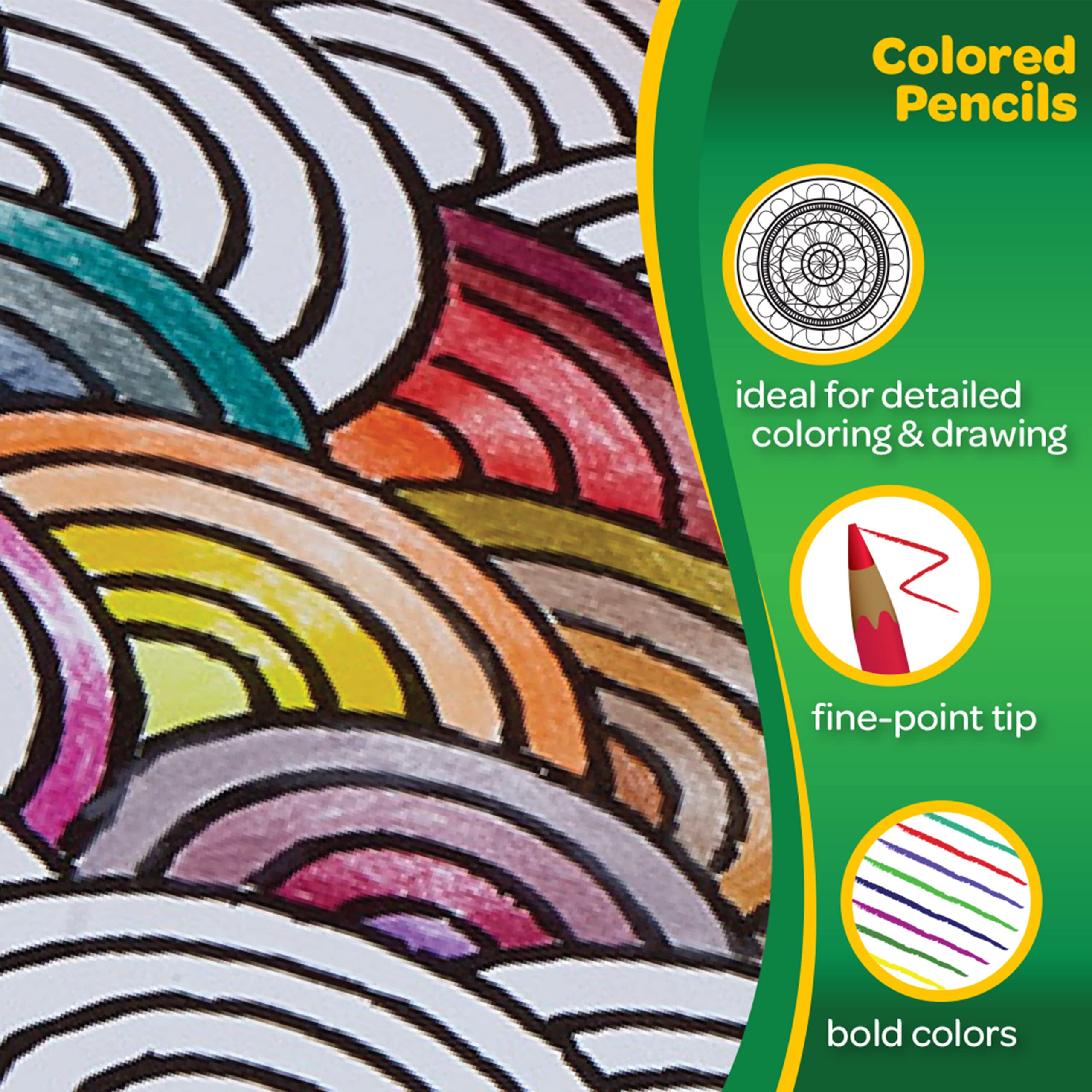 Crayola 3.3612 - 12 Coloured Pencils in Stackable Window Box 4