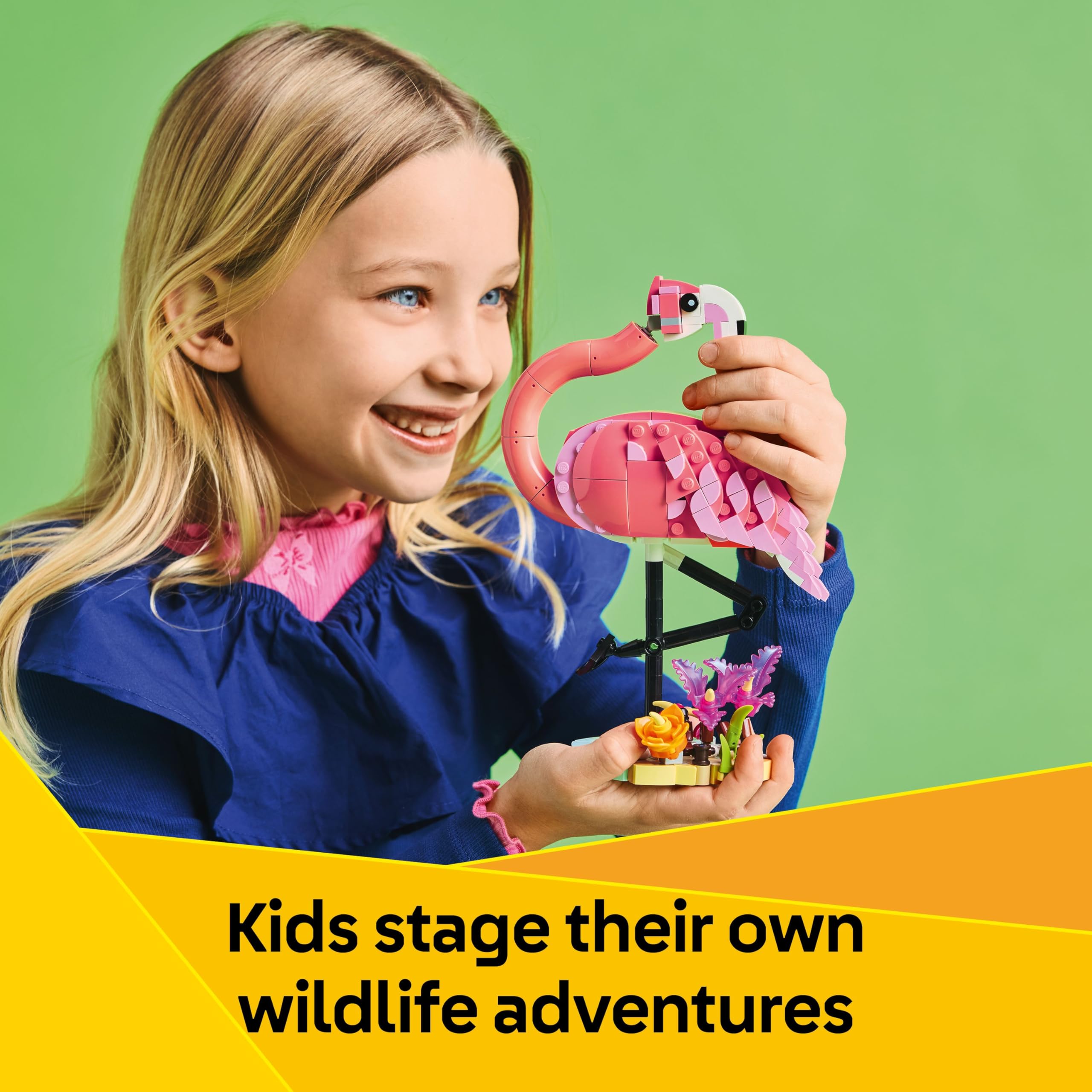 LEGO Creator 3in1 Wild Animals: Pink Flamingo Building Set - 3 Animal Models for Ages 8+ 3