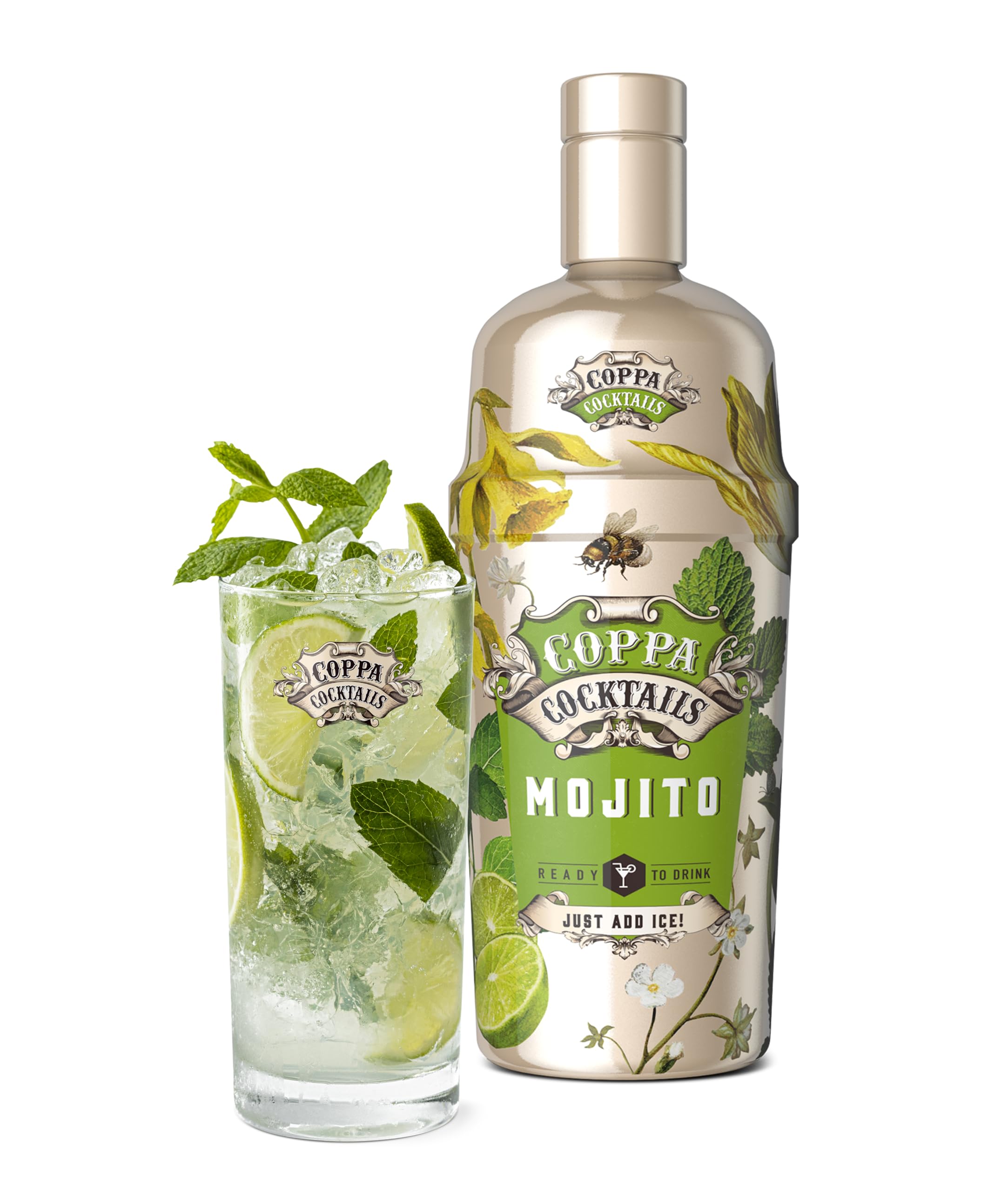 Coppa Cocktails Mojito Ready-to-Drink Cocktail | 10% ABV | 70cl Bottle