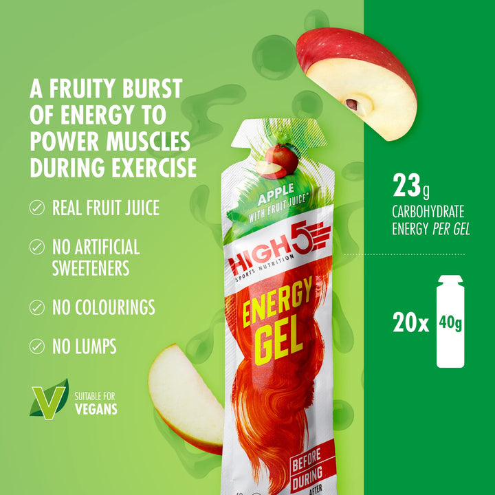 HIGH5 Energy Gels - Quick Release Sports Gels to Power Muscles for Peak Per