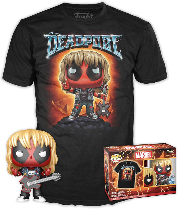 Funko Pop! Marvel - Deadpool Heavy Metal Vinyl Figure & T-Shirt Set (75054)