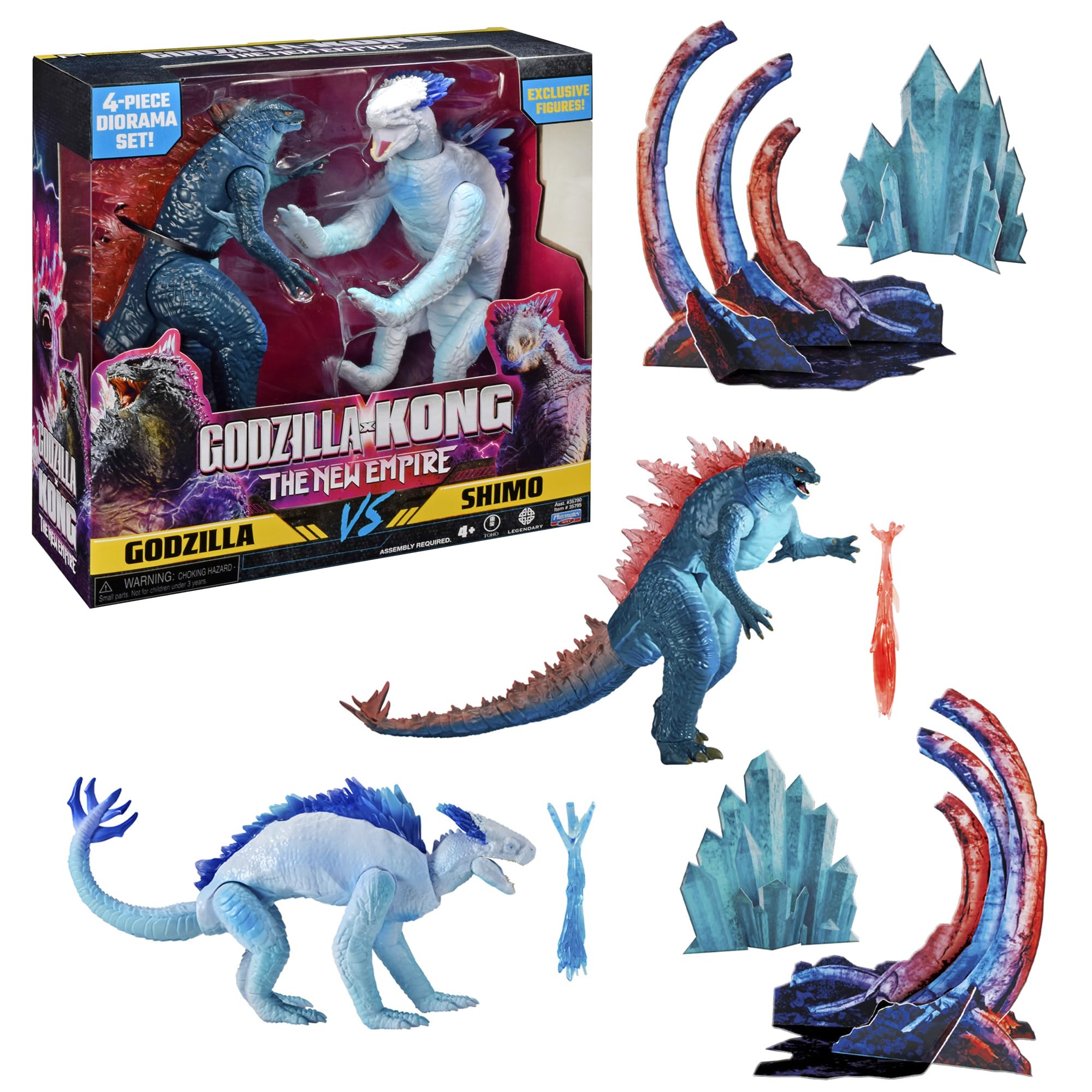 MonsterVerse Godzilla vs Shimo Limited Edition Pack - 6-Inch Articulated Figures | Godzilla x Kong: The New Empire