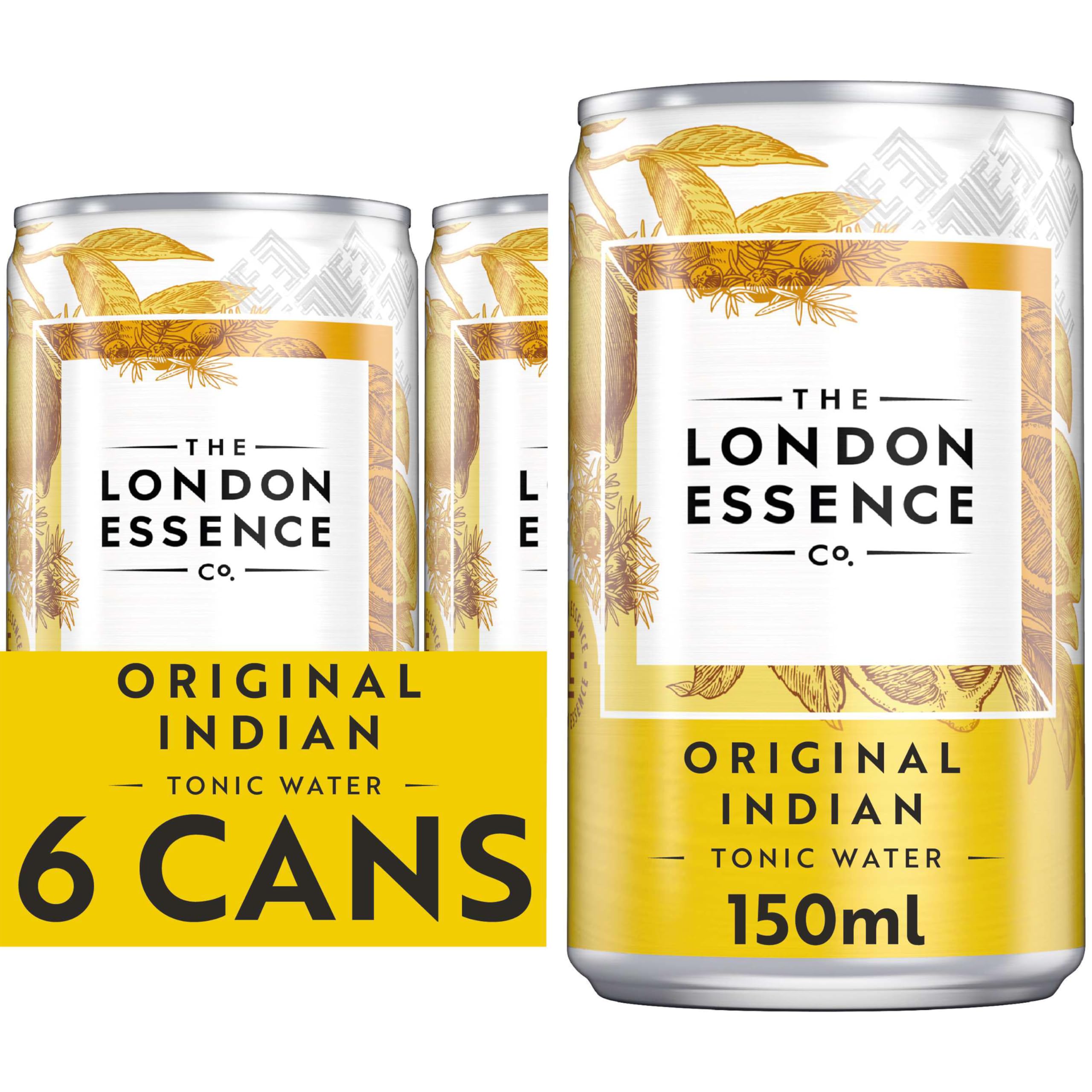 THE LONDON ESSENCE CO. Original Indian Tonic Water - Citrus Forward Profile | 150 ml (Pack of 6) 1
