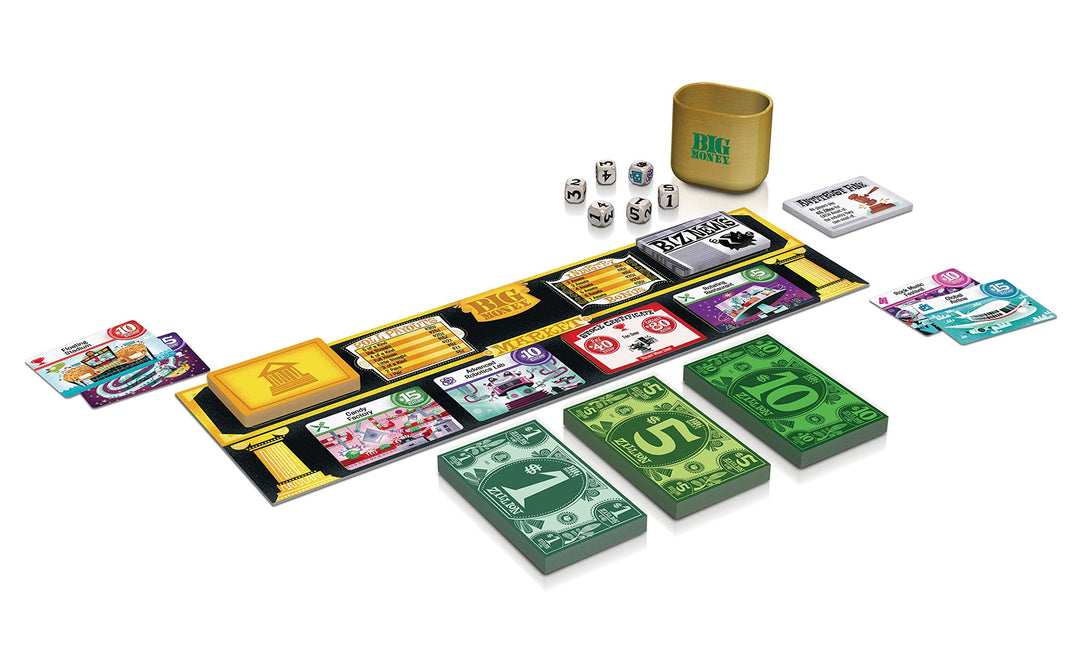 Juego de mesa familiar Ravensburger Big Money para niños de 8 años en adelante: rollos arriesgados y fortunas fabulosas.