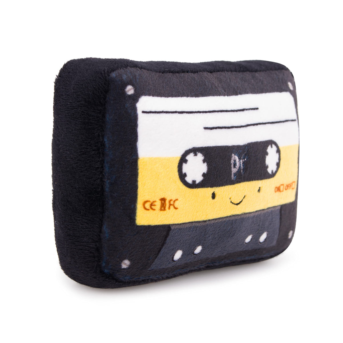 Petface Retro Cassette Tape Plush Dog Toy