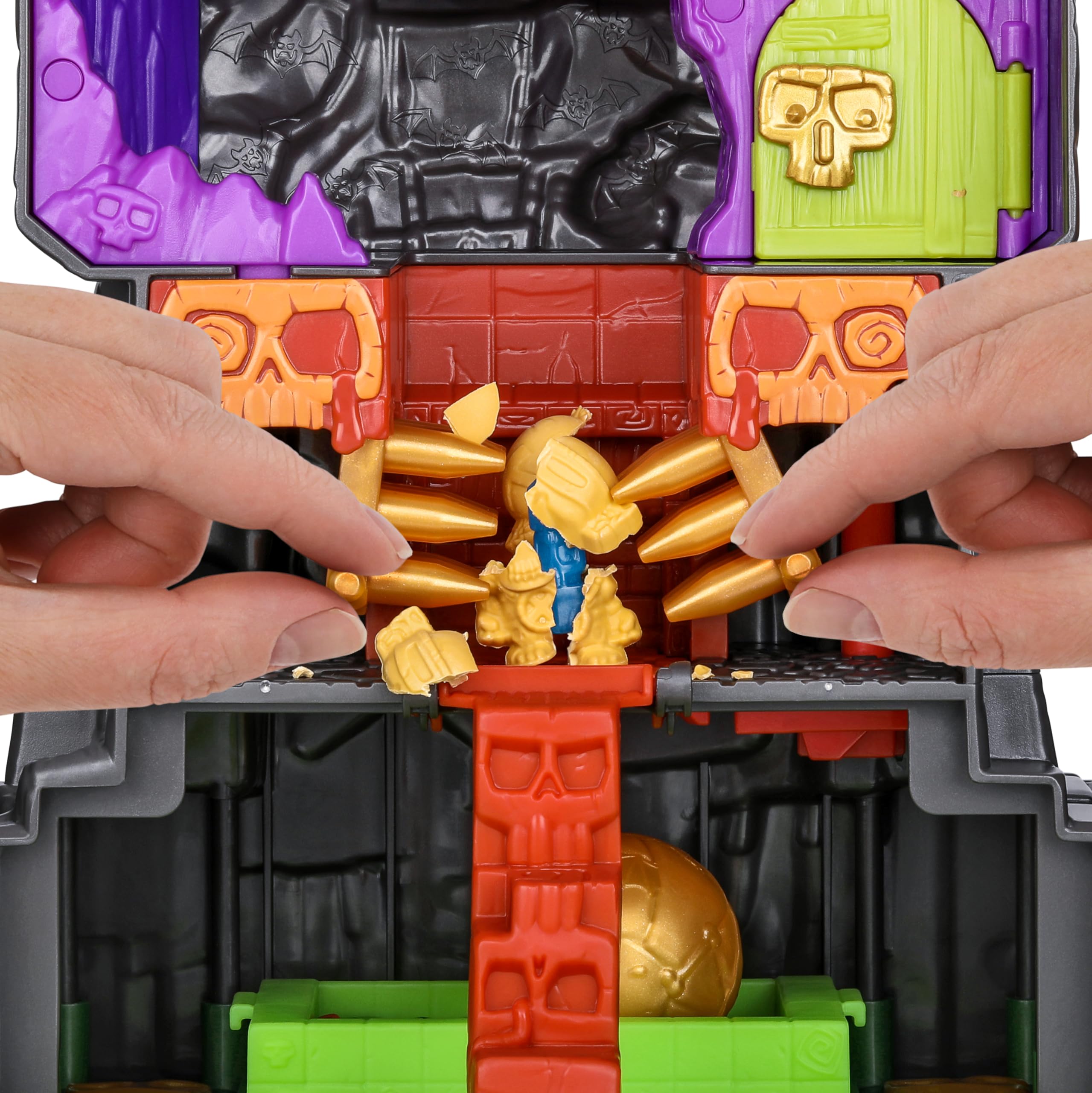 Treasure X Lost Lands Skull Temple Mega Playset - 40 Levels of Adventure with 4 Micro Action Figures 8