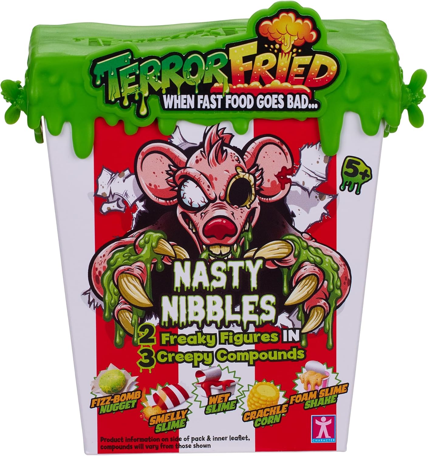 Terror Fried Nasty Nibbles - Gross Collectible Slime Toy with Freaky Figures for Kids 5+ 1