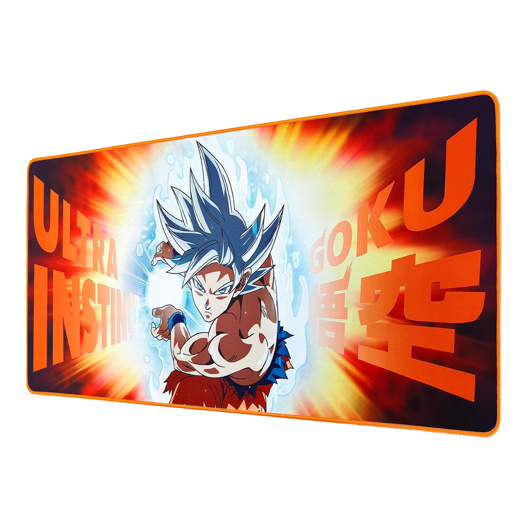 Subsonic Dragon Ball Z Goku Ultra Instinct XXL Mouse Pad & Desk Mat - 90x40cm | Non-slip | Waterproof