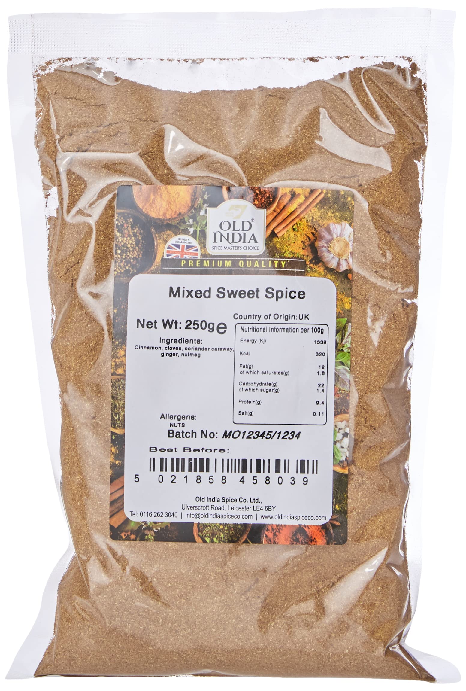 Old India Mixed Sweet Spice Powder - 250g | Natural & Additive Free