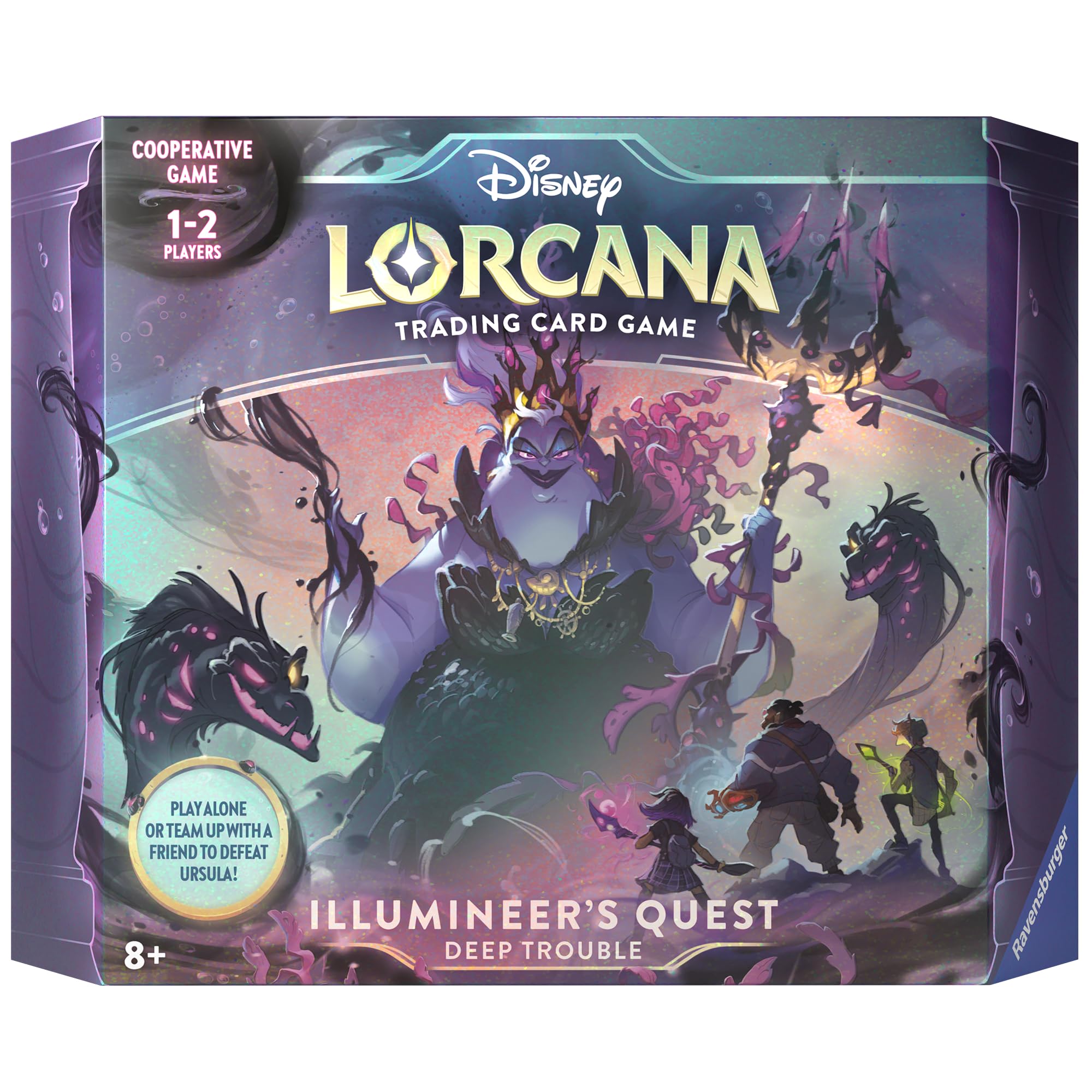 Ravensburger Disney Lorcana Deep Trouble Gift Pack - Set 4: Ursula's Return | Ages 8+