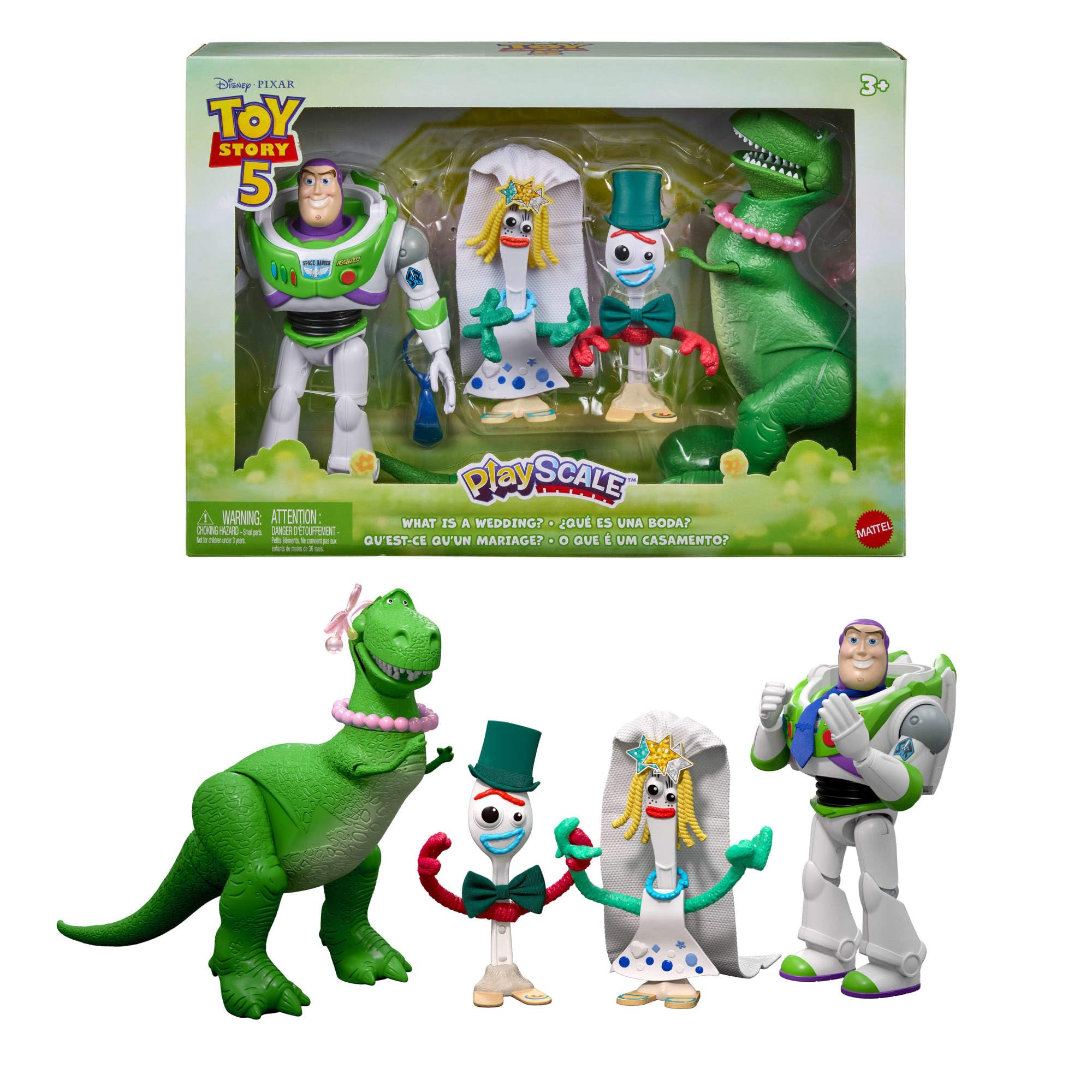 Mattel Disney and Pixar Toy Story 5 What is a Wedding? 4 Figure Pack 1