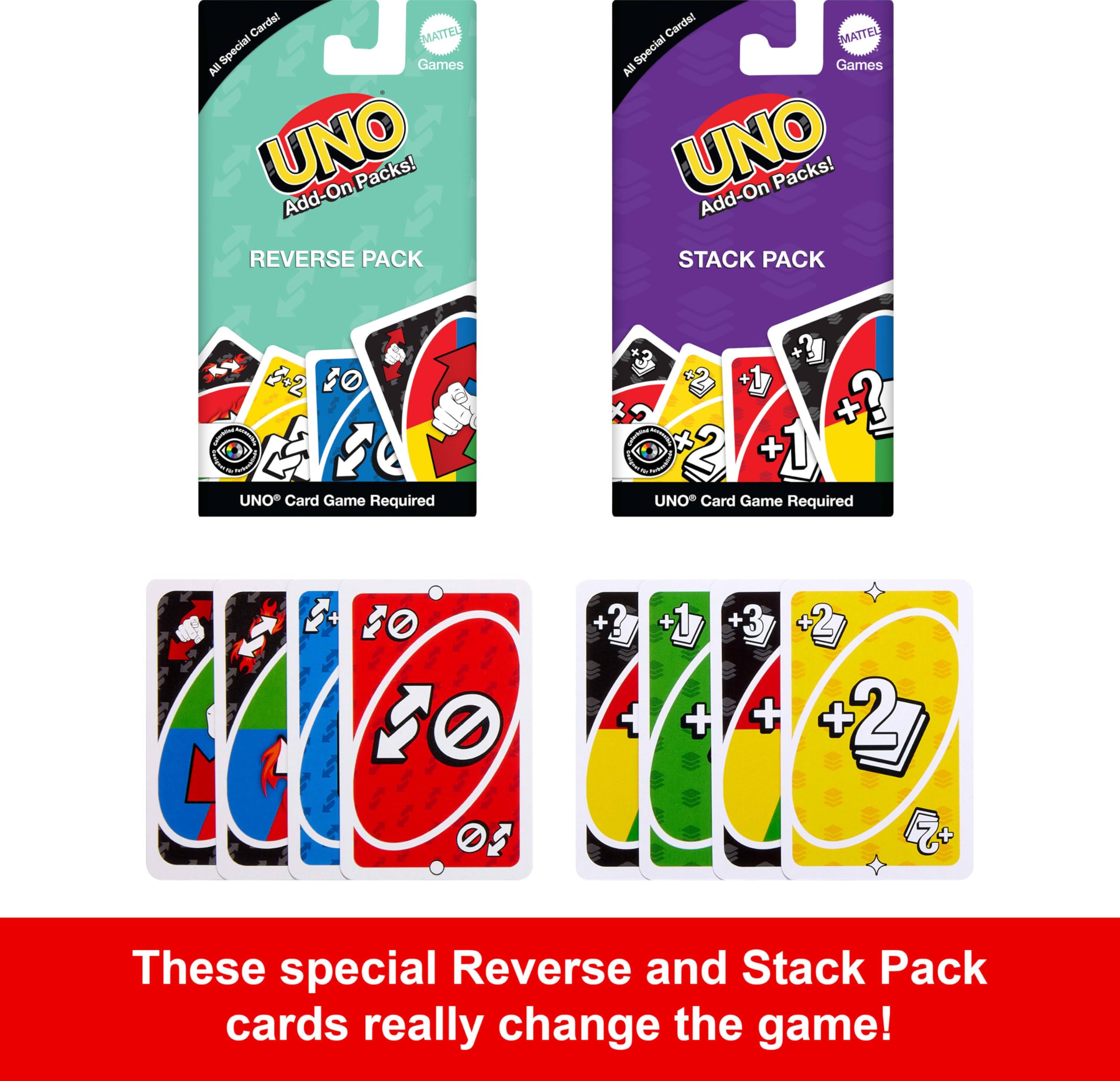 Mattel Games UNO Card Game with 2 Add On Packs & Collectible Tin | 2-10 Players, Ages 7+ 3