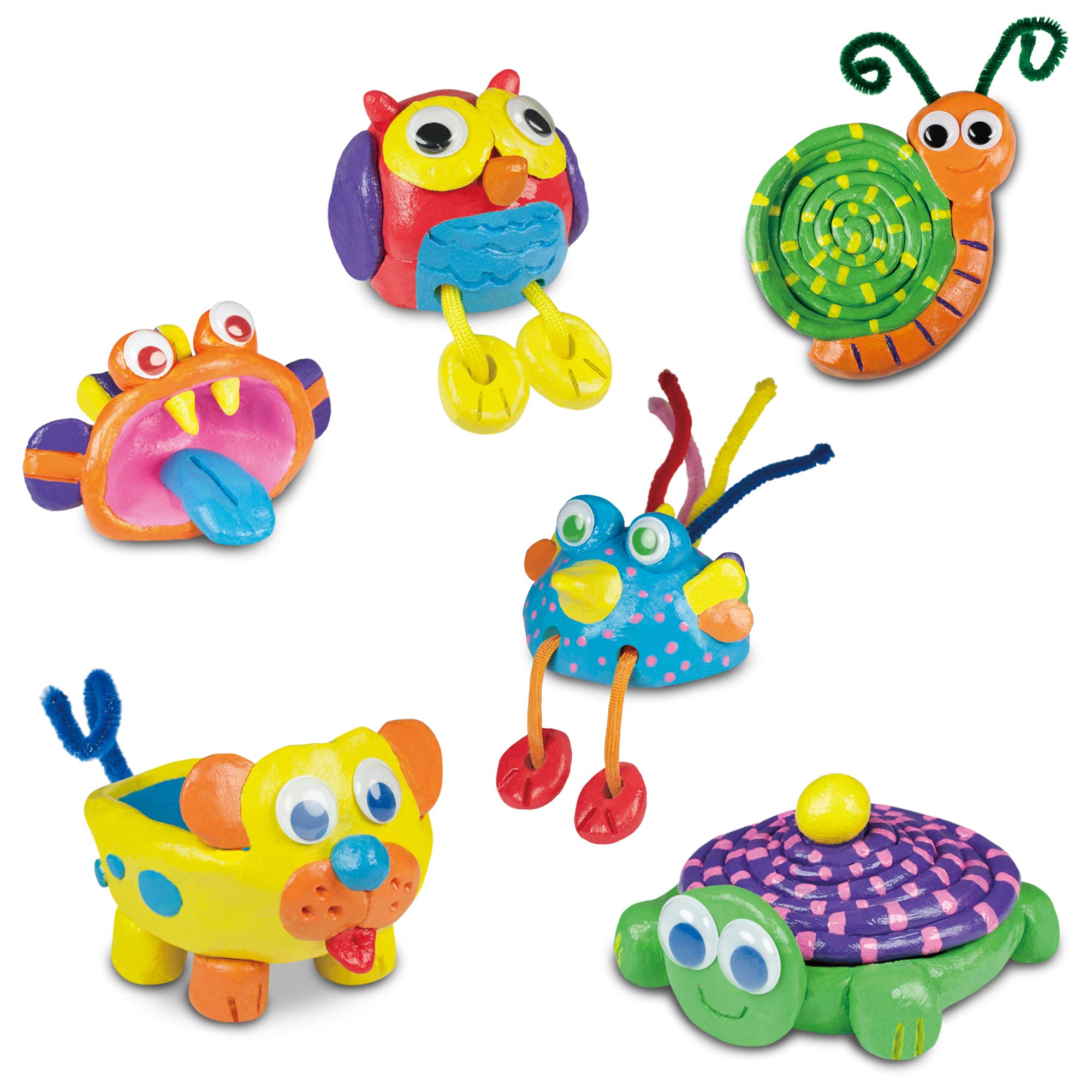 Galt Animal Pottery Kids' Craft Kit - Air-Drying Clay Set for Ages 6+ 5