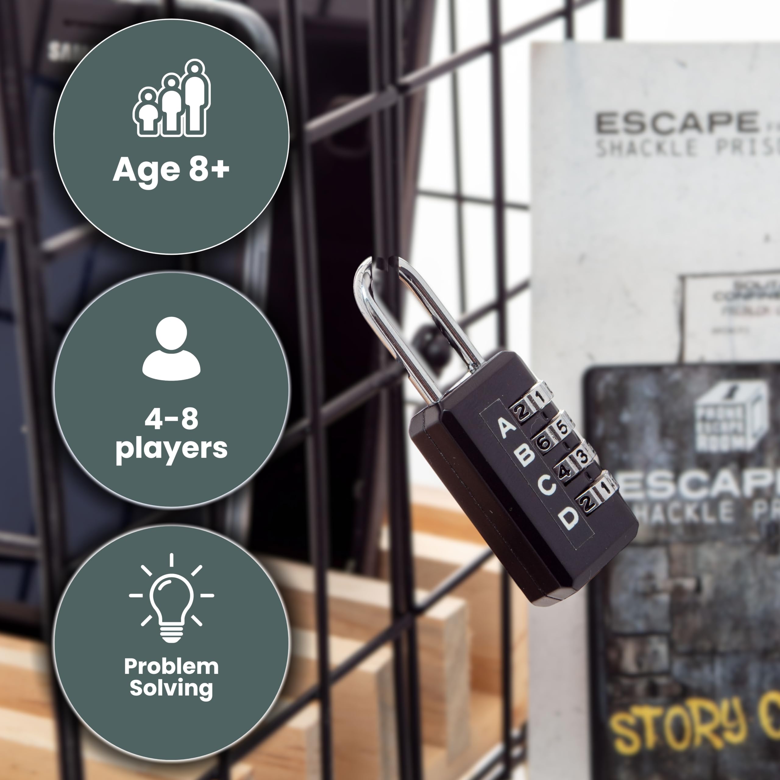 Boxer Gifts Phone Escape Room Game - Solve the Puzzle, Escape from Prison, Family Challenge for Kids Ages 8+ 13