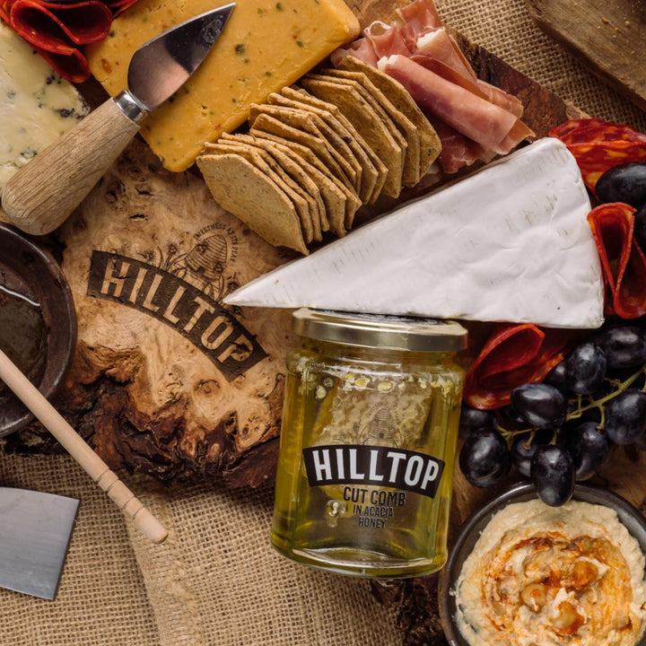 Hilltop Honey - Cut Comb in Acacia Honey 340g