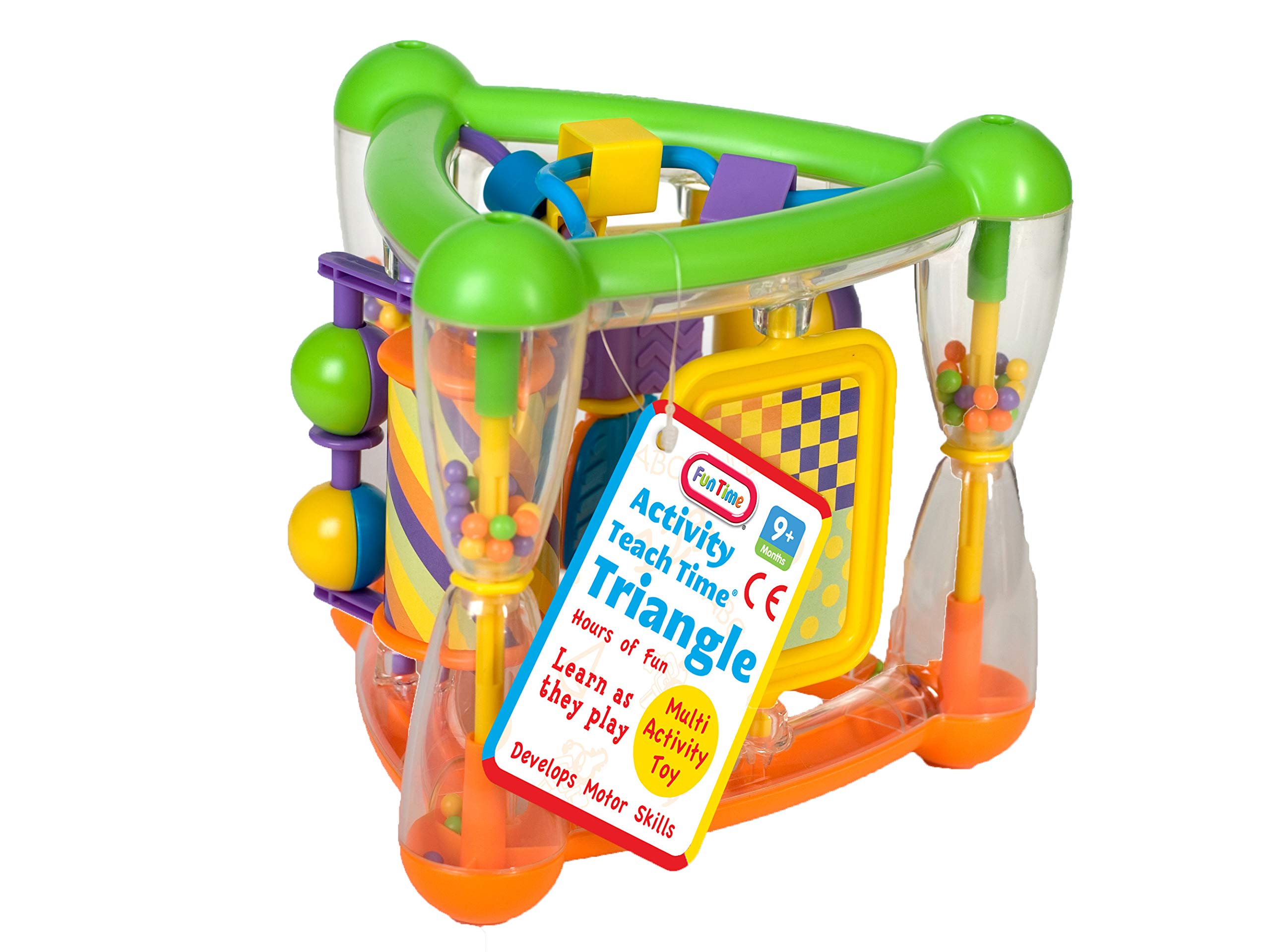 Funtime Multi Activity Teach Time Triangle for Babies 9 Months+ | Motor Skills Development