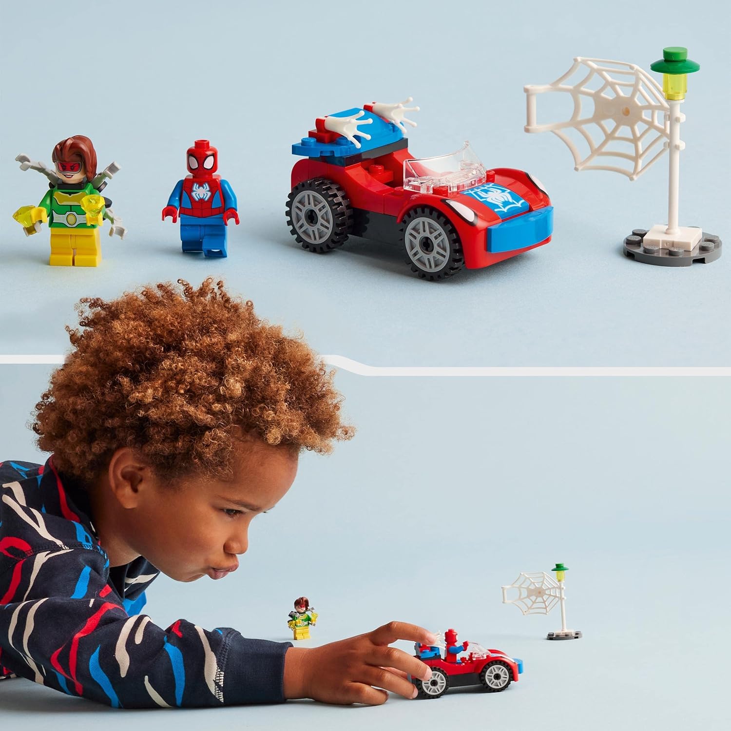 LEGO 10789 Marvel Spider-Man's Car and Doc Ock Playset - Building Toy for Kids 4+ 6