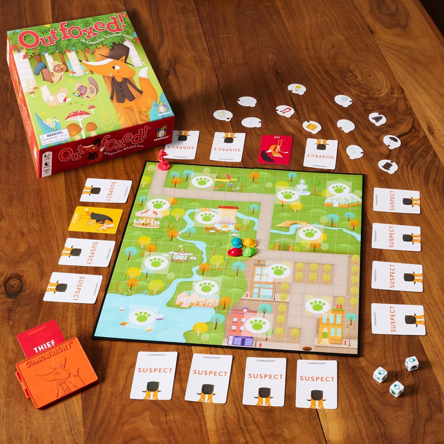 Gamewright Outfoxed! Game Board Game 10
