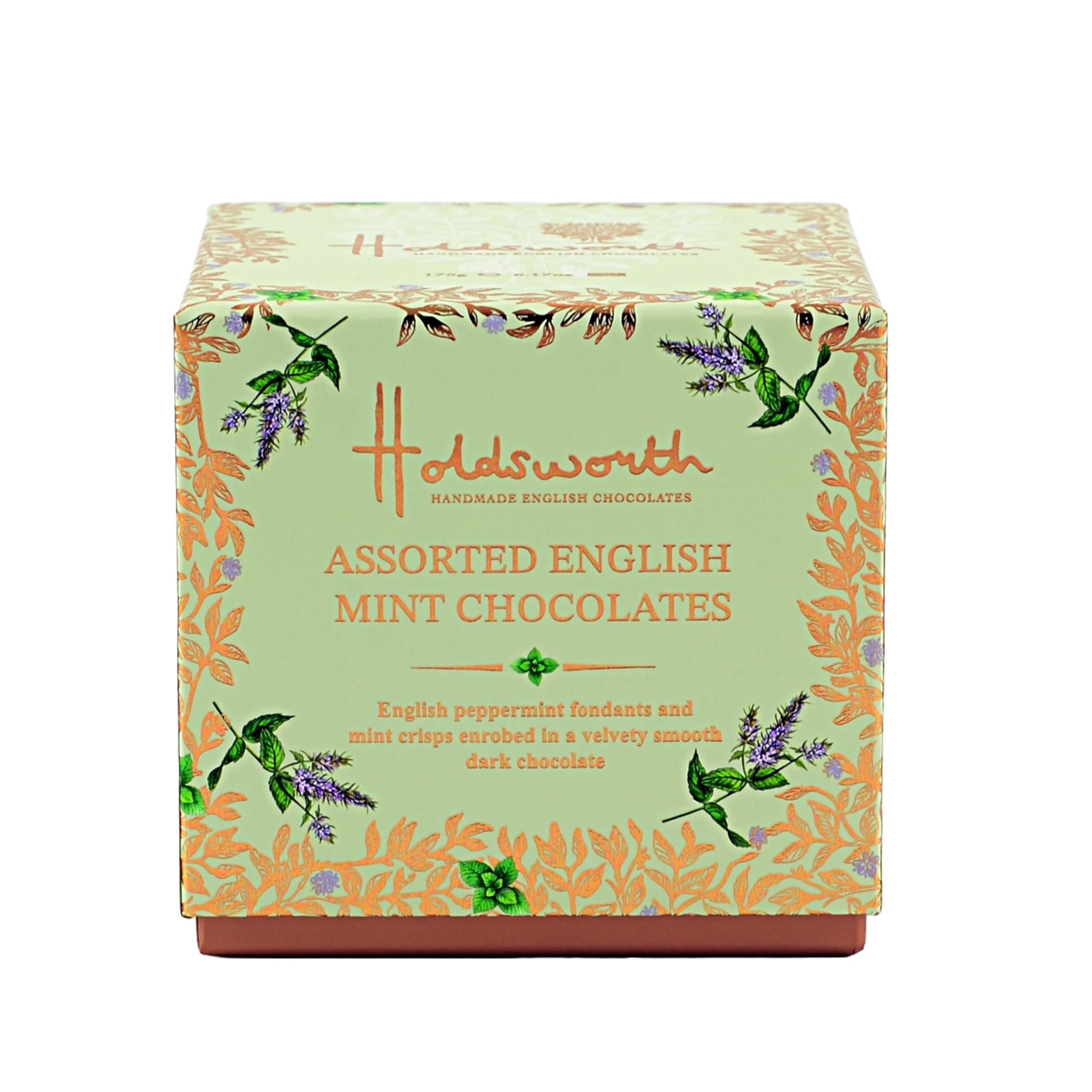 Holdsworth Handmade English chocolates - Assorted English Mint Chocolates Gift Box | 175g
